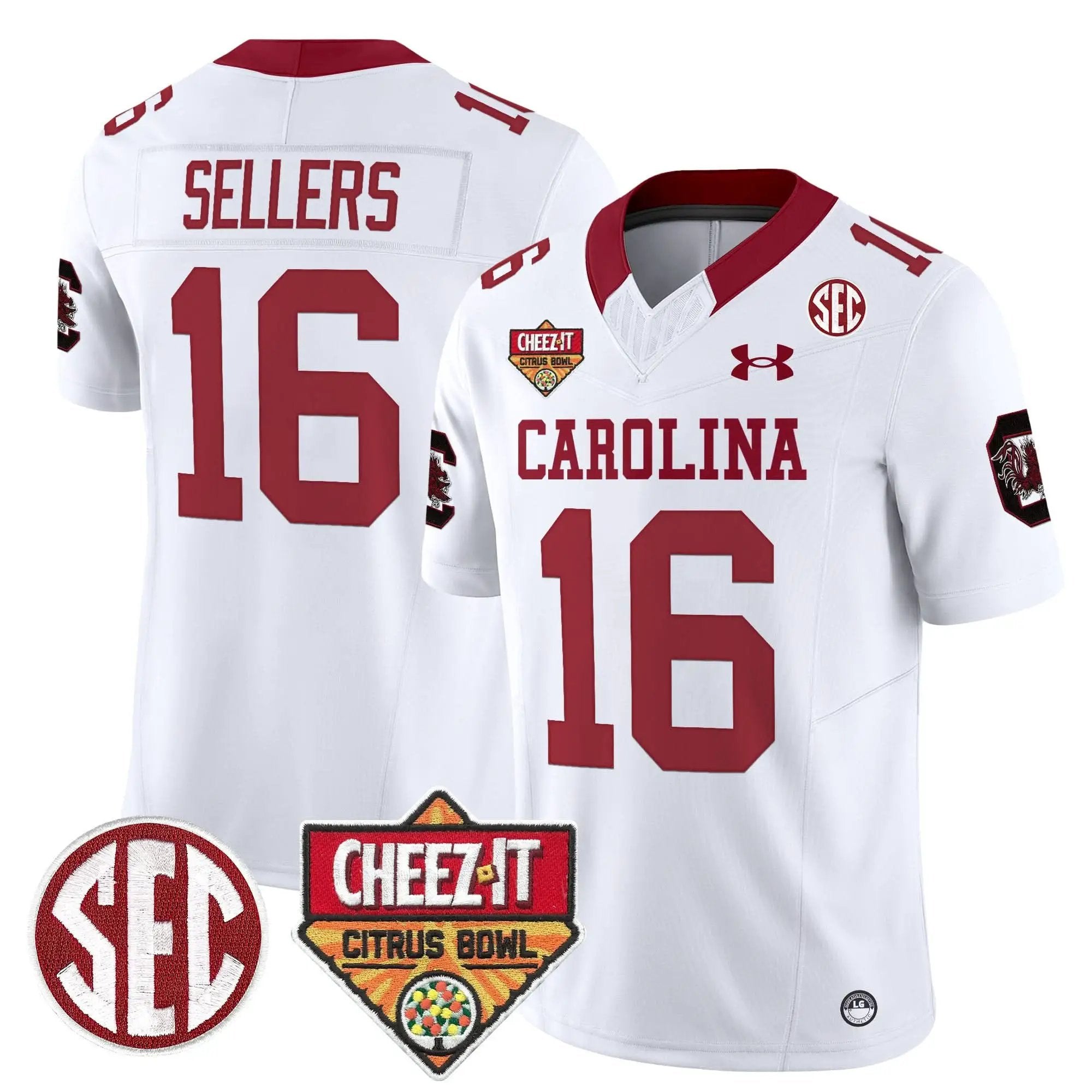 SCG 1980 Throwback Cheez-It Citrus Bowl Patch Vapor Limited Jersey by South Carolina Gamecocks