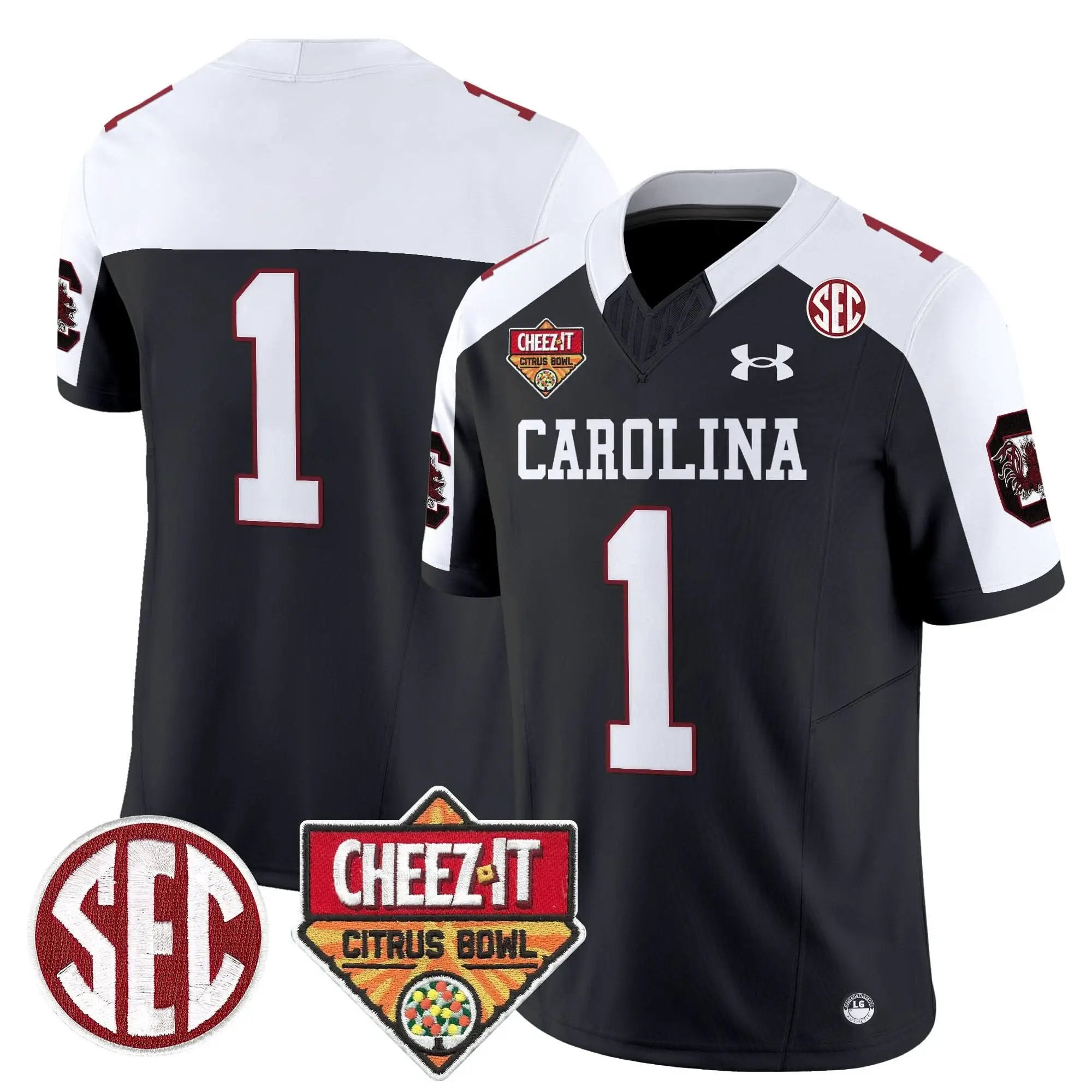 SCG 1980 Throwback Cheez-It Citrus Bowl Patch Vapor Limited Jersey by South Carolina Gamecocks