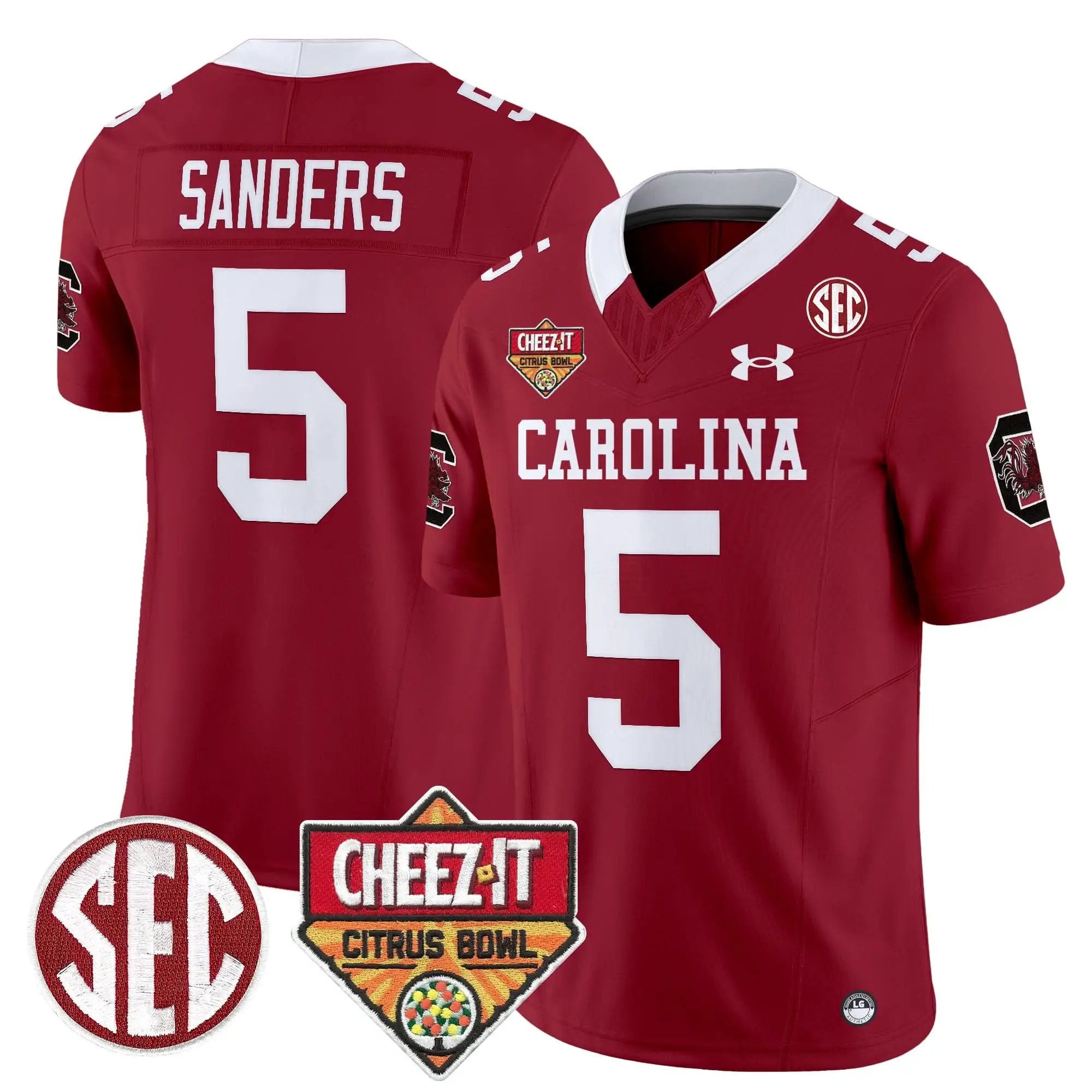 SCG 1980 Throwback Cheez-It Citrus Bowl Patch Vapor Limited Jersey by South Carolina Gamecocks