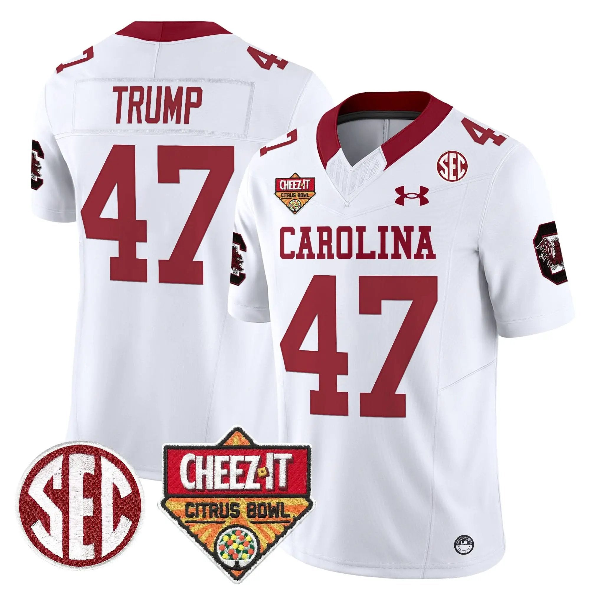 SCG 1980 Throwback Cheez-It Citrus Bowl Patch Vapor Limited Jersey by South Carolina Gamecocks