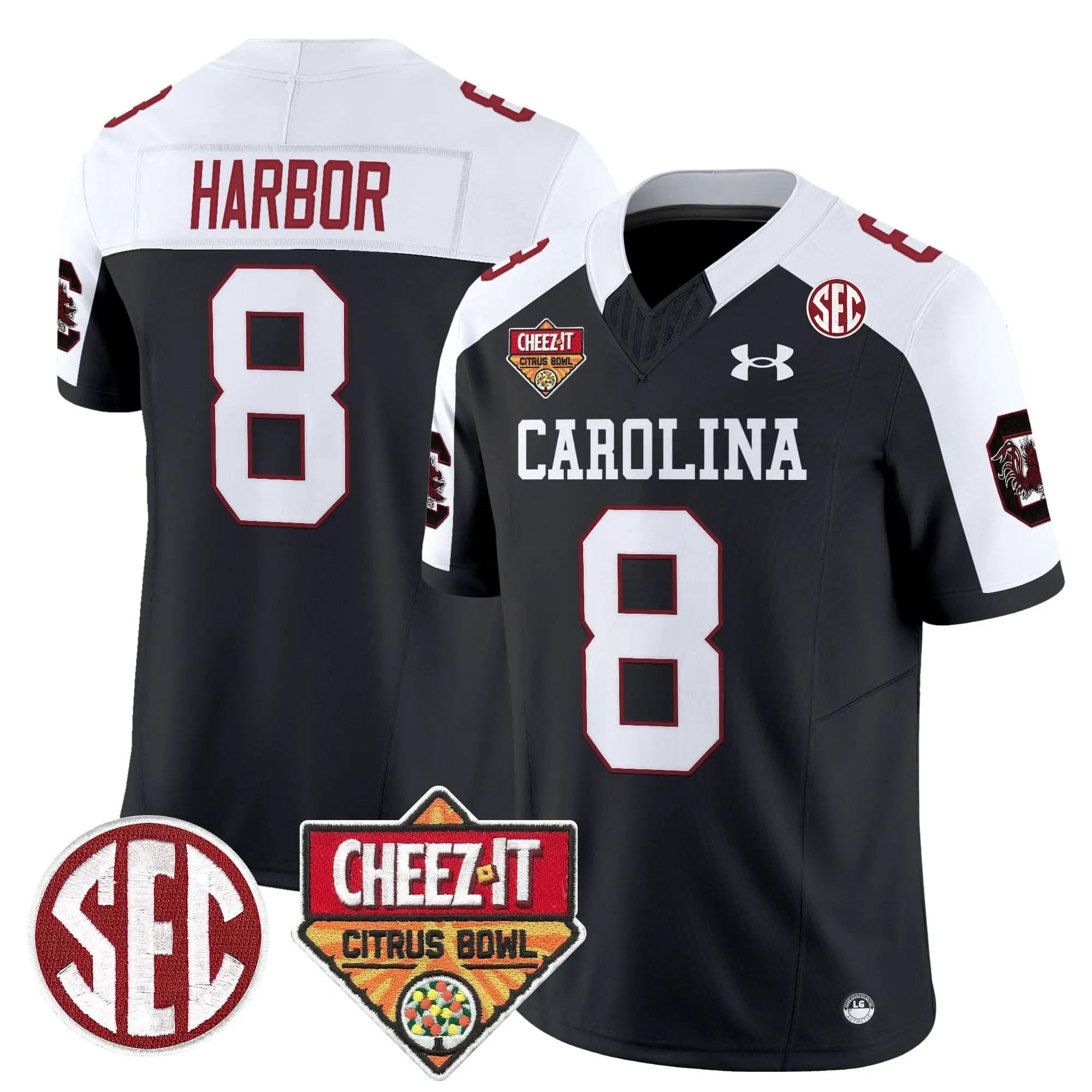 SCG 1980 Throwback Cheez-It Citrus Bowl Patch Vapor Limited Jersey by South Carolina Gamecocks