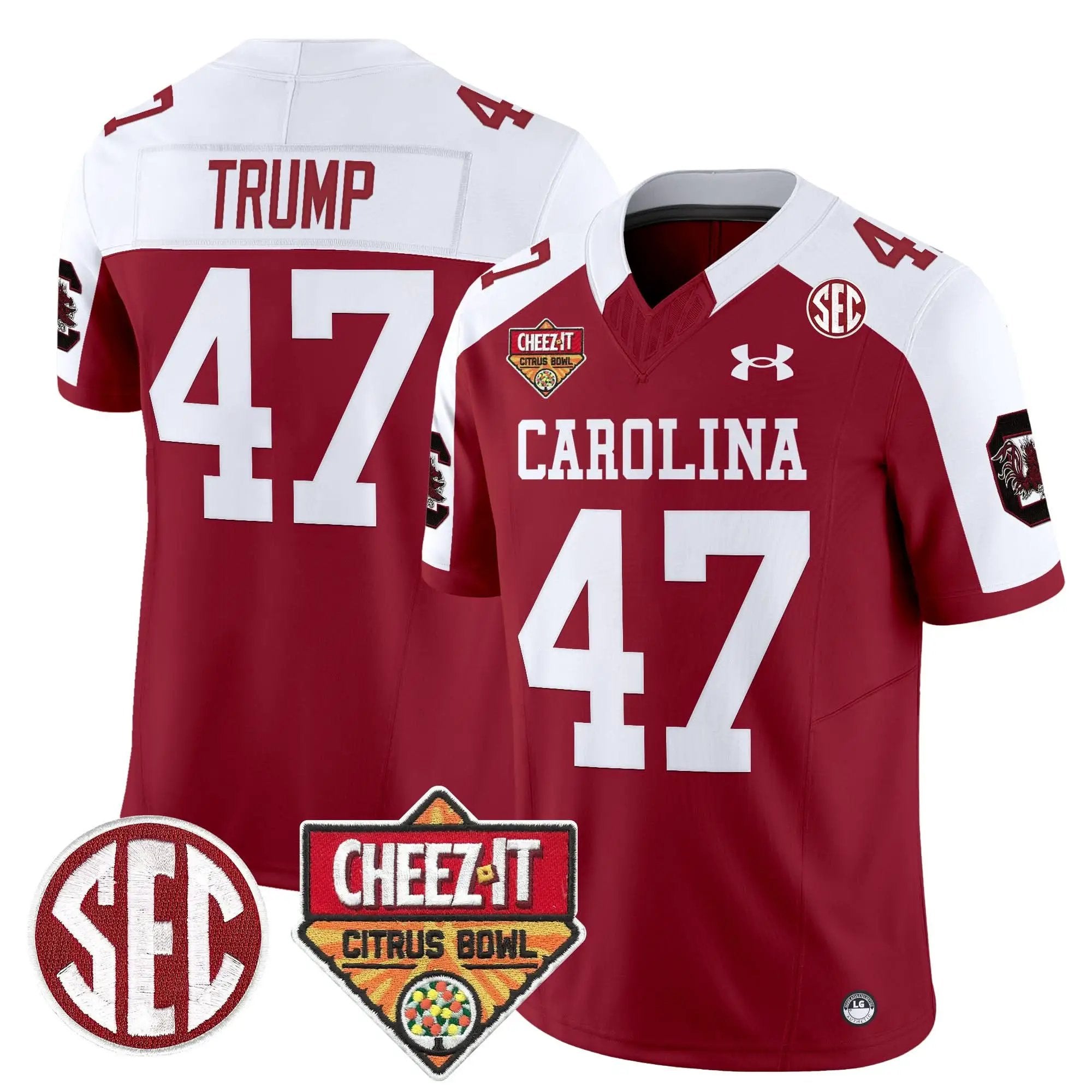 SCG 1980 Throwback Cheez-It Citrus Bowl Patch Vapor Limited Jersey by South Carolina Gamecocks