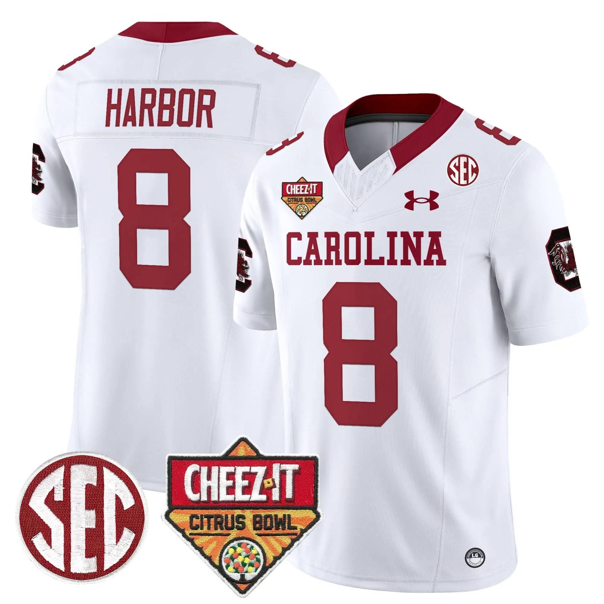 SCG 1980 Throwback Cheez-It Citrus Bowl Patch Vapor Limited Jersey by South Carolina Gamecocks