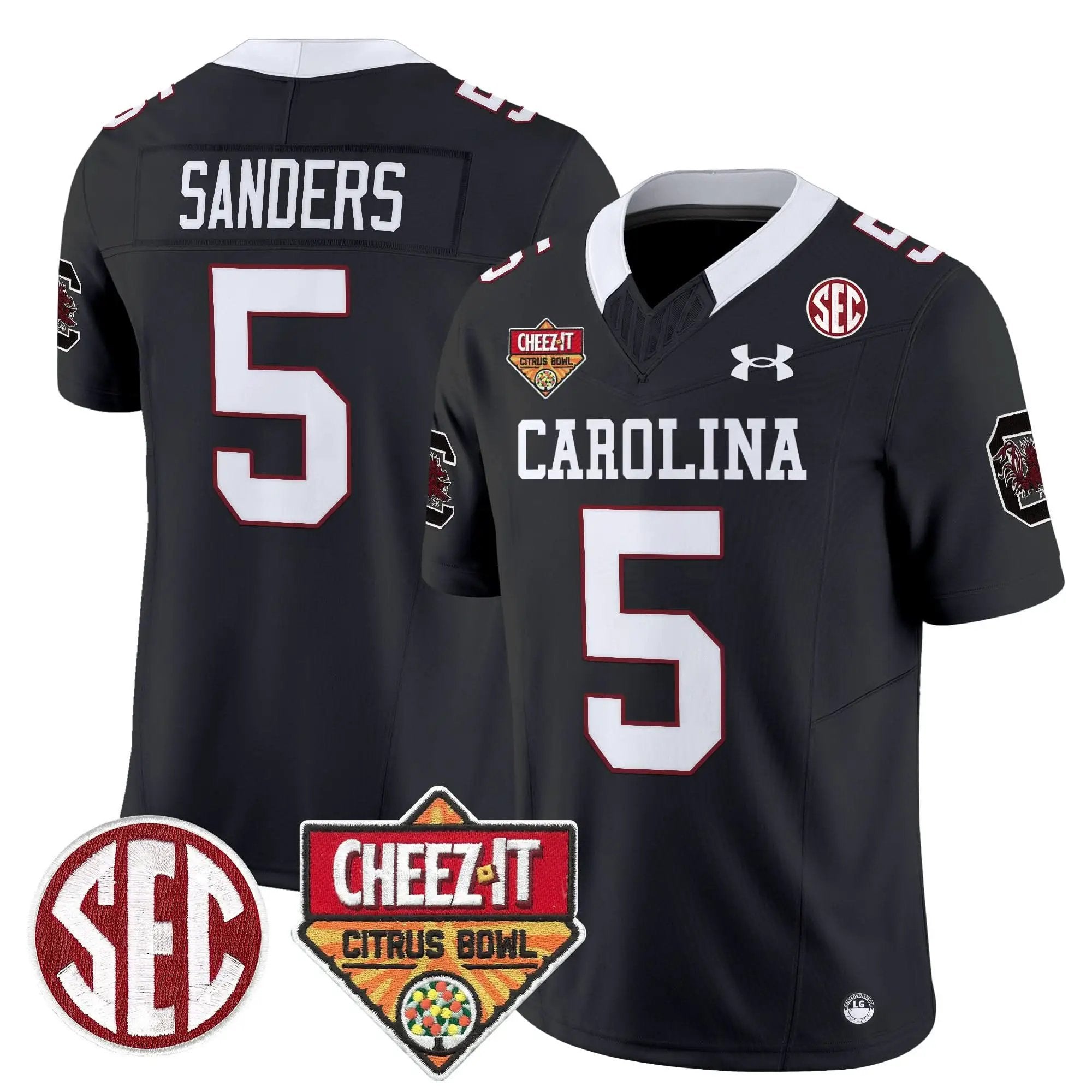 SCG 1980 Throwback Cheez-It Citrus Bowl Patch Vapor Limited Jersey by South Carolina Gamecocks