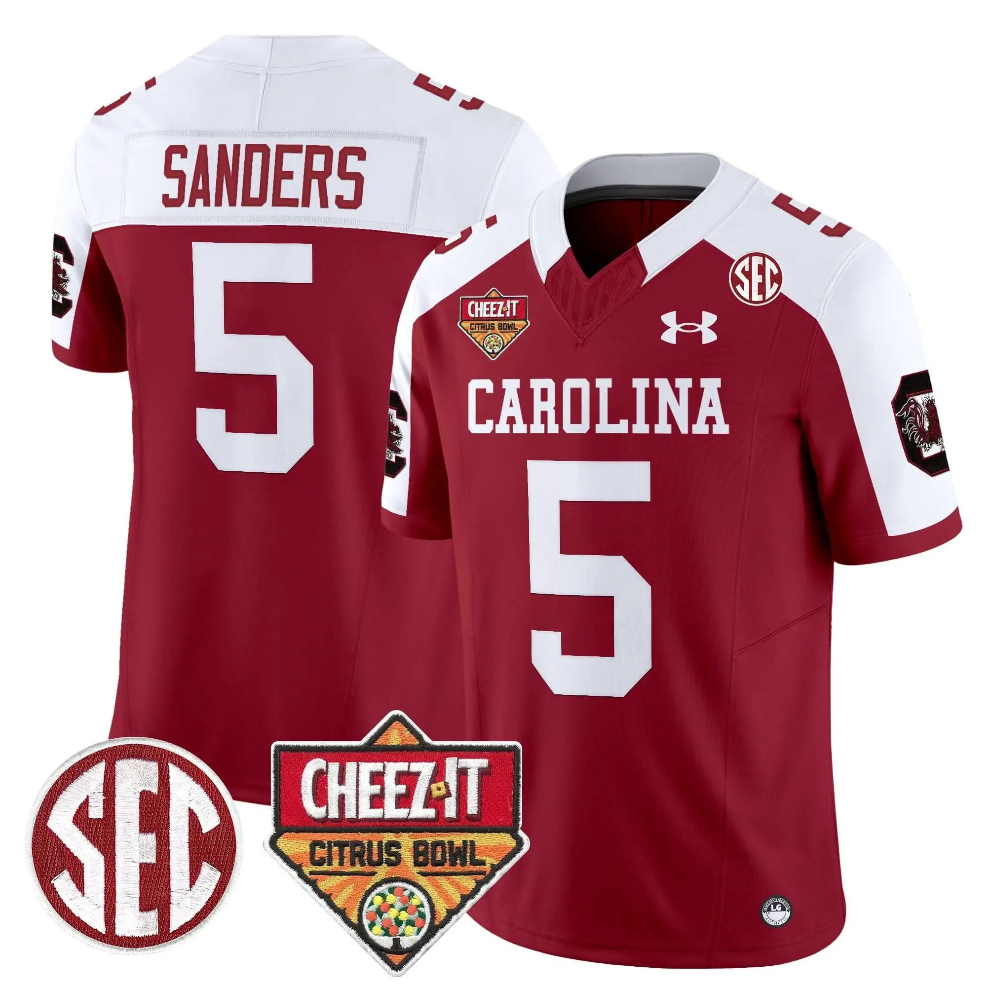 SCG 1980 Throwback Cheez-It Citrus Bowl Patch Vapor Limited Jersey by South Carolina Gamecocks