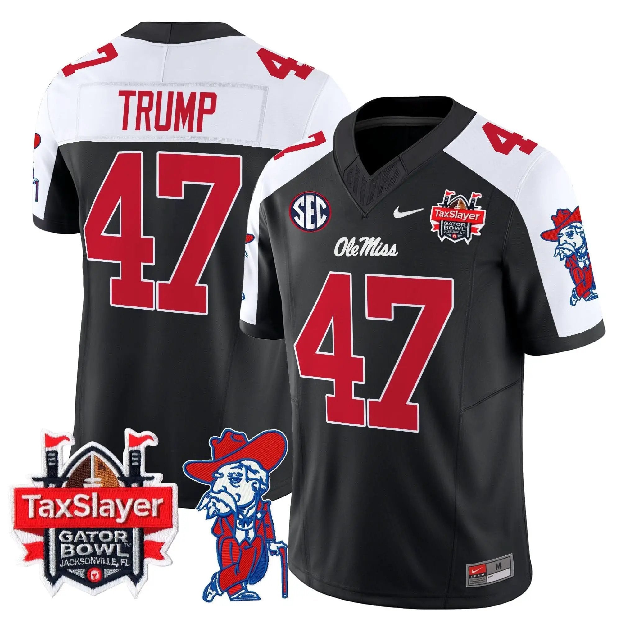 OMB 2025 Gator Bowl Patch Vapor Limited Jersey by Ole Miss Rebels