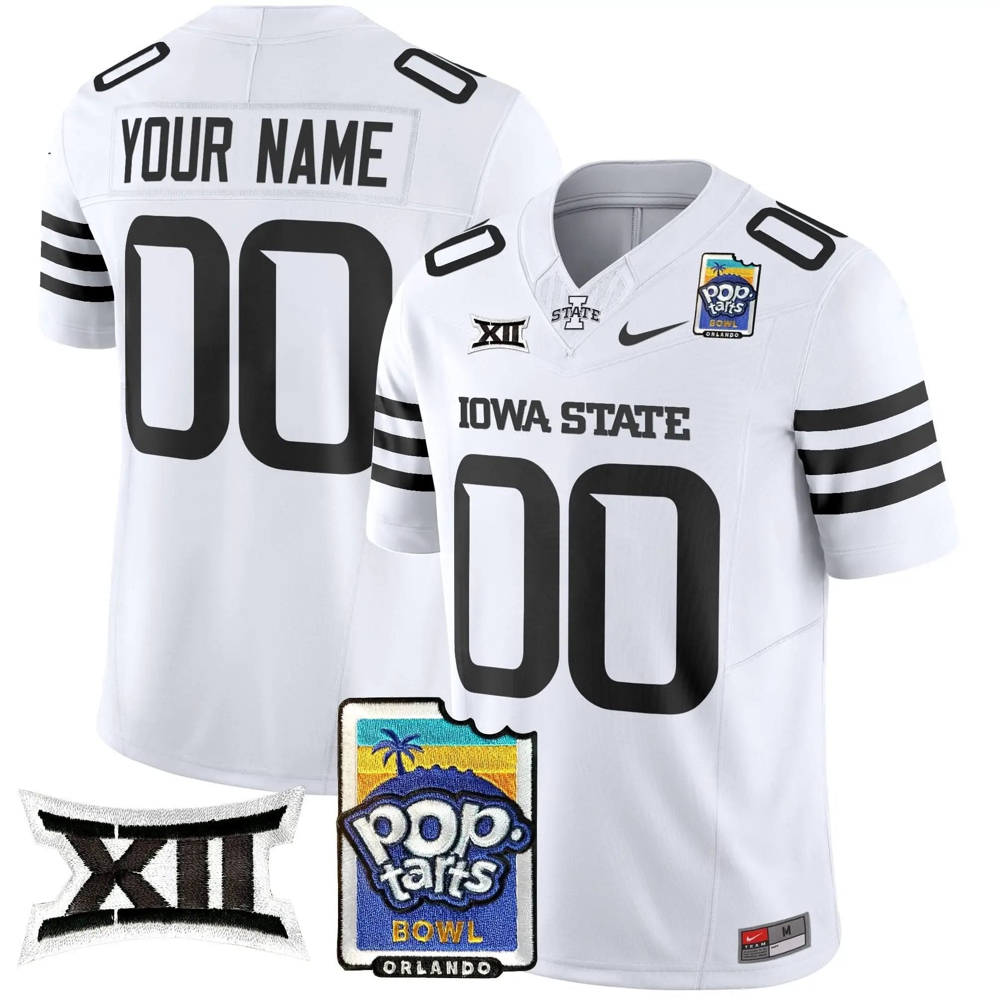 ISC 2025 PopTarts Bowl Patch Vapor Limited Custom Jersey by Iowa State Cyclones