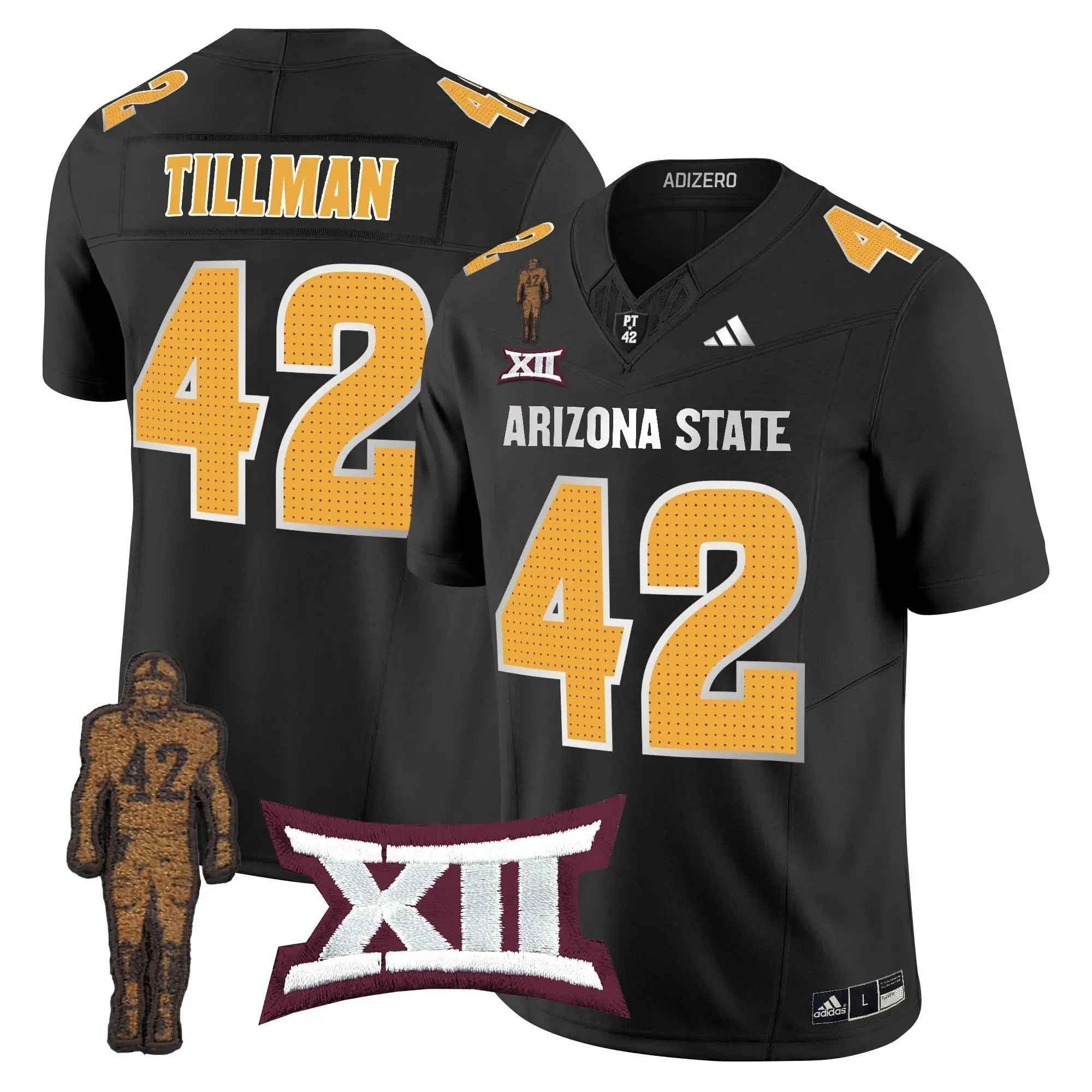 ASSD 2024 Pat Tillman Honoring Patch Vapor Limited Jersey V2 by Arizona State Sun Devils