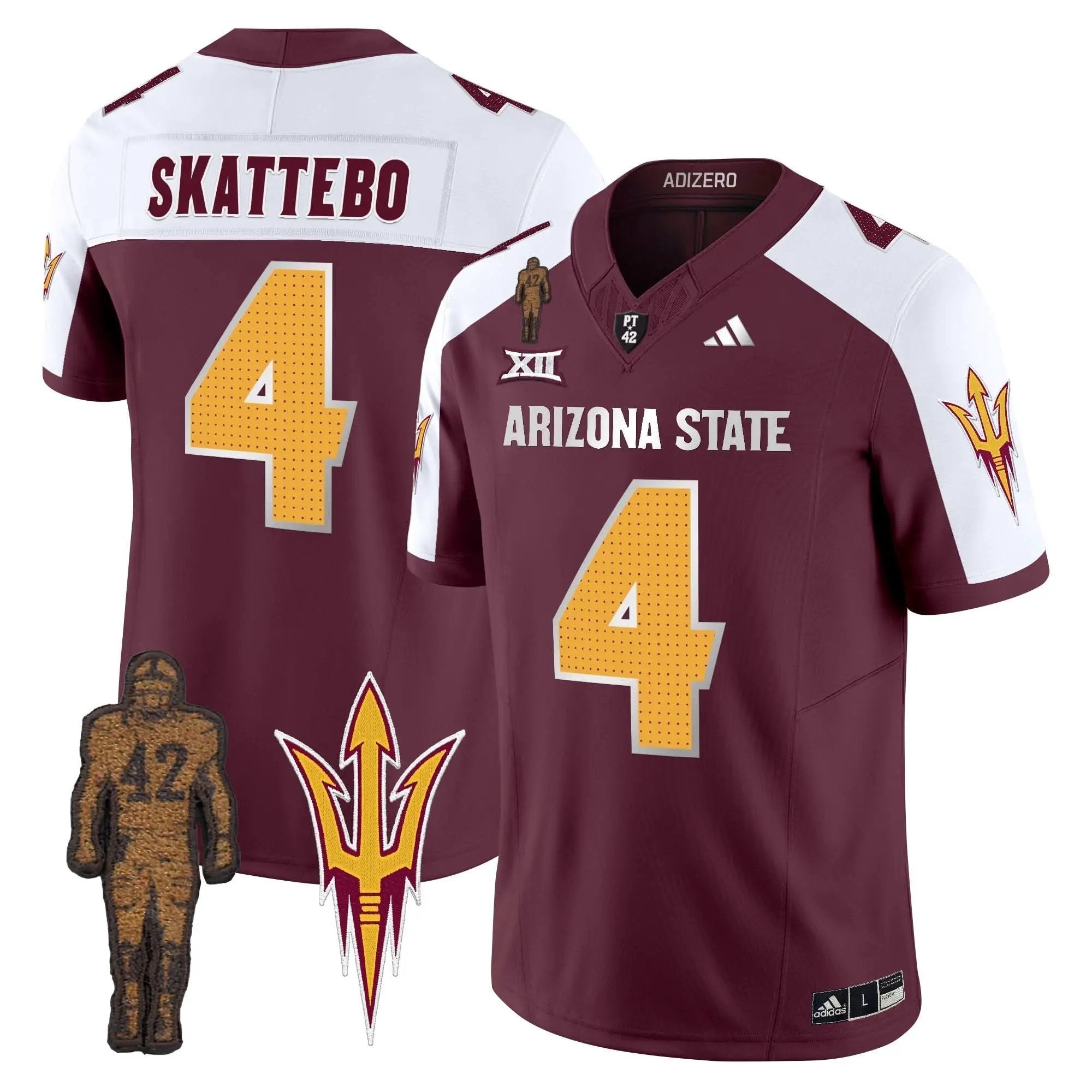 ASSD 2024 Pat Tillman Honoring Patch Vapor Limited Jersey V2 by Arizona State Sun Devils