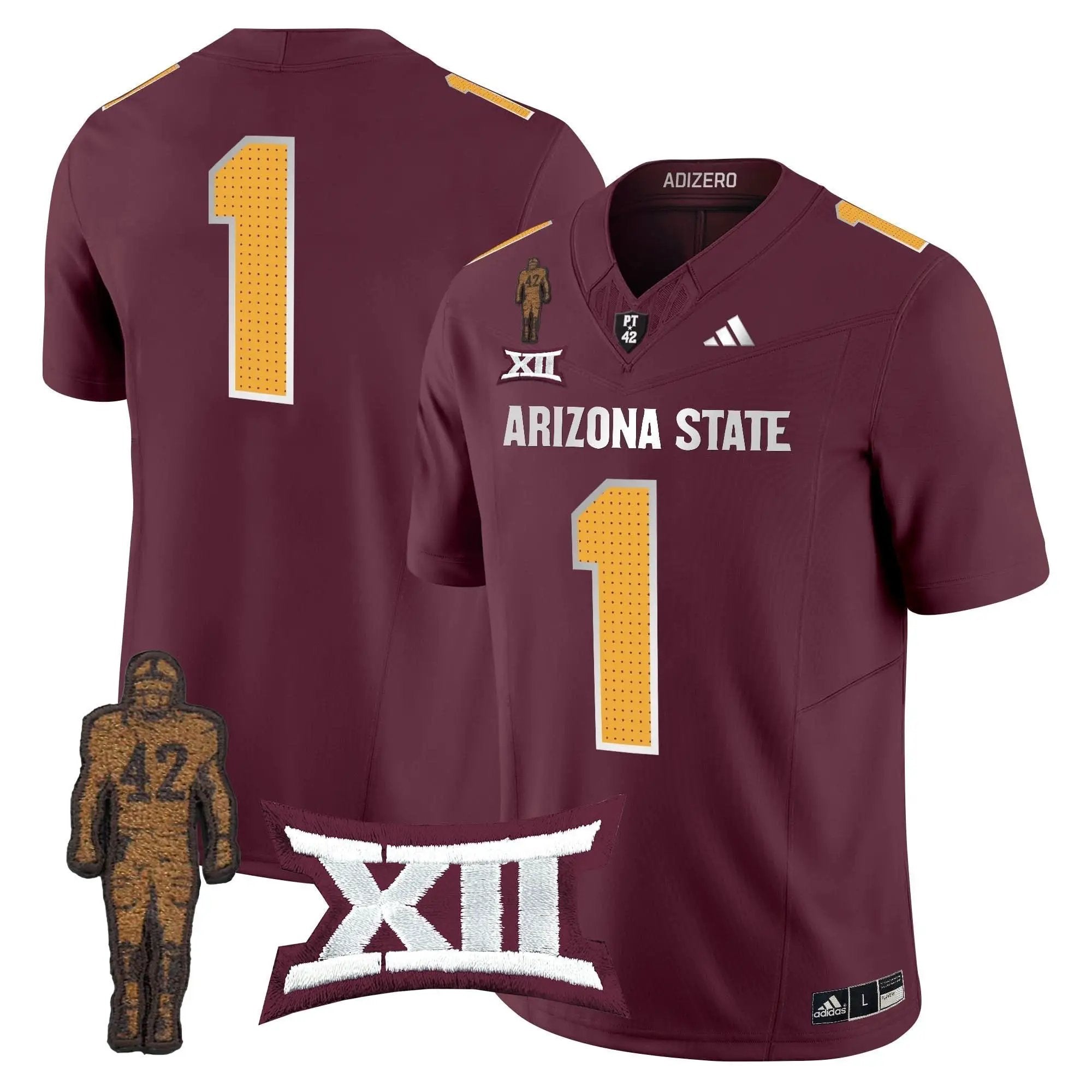 ASSD 2024 Pat Tillman Honoring Patch Vapor Limited Jersey V2 by Arizona State Sun Devils