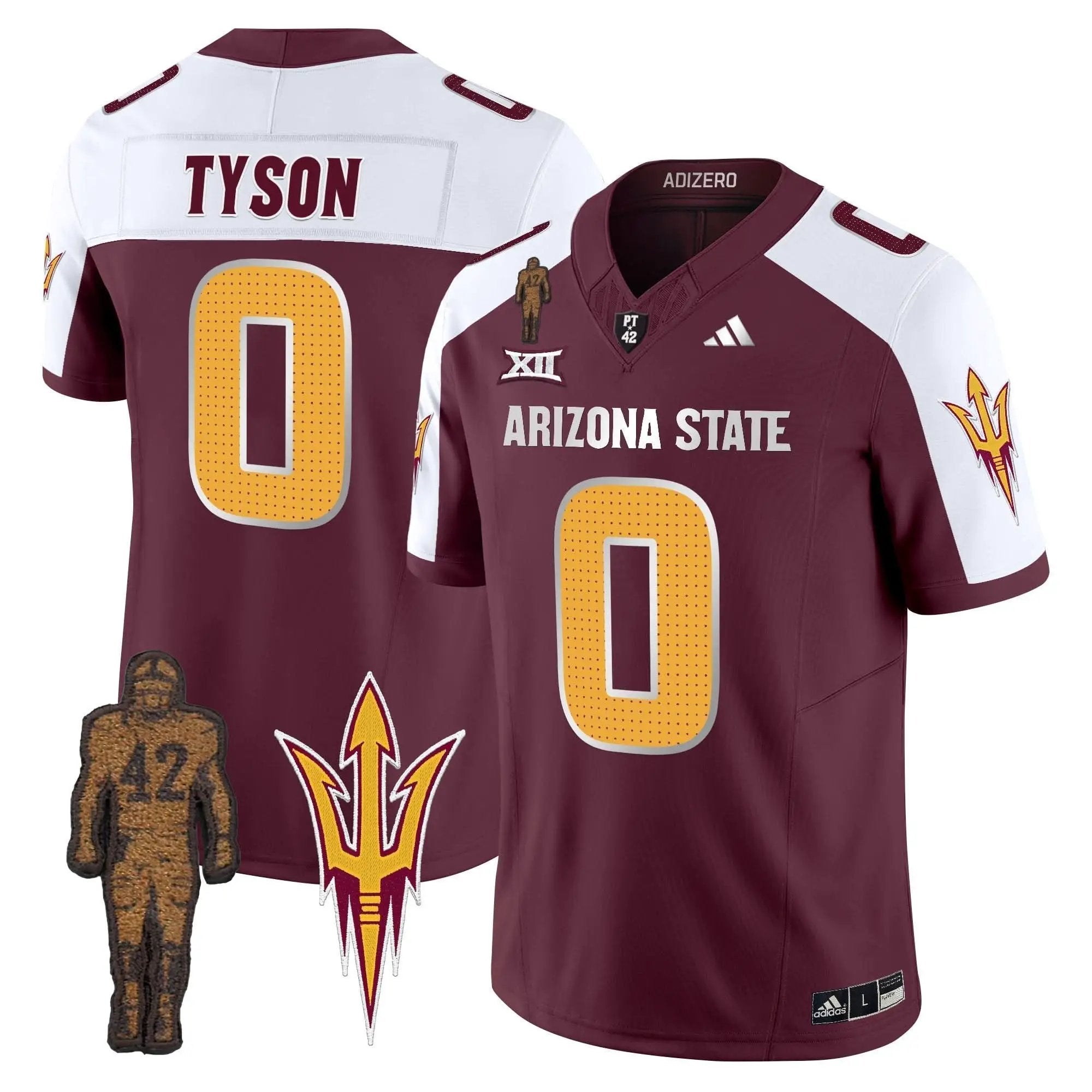 ASSD 2024 Pat Tillman Honoring Patch Vapor Limited Jersey V2 by Arizona State Sun Devils