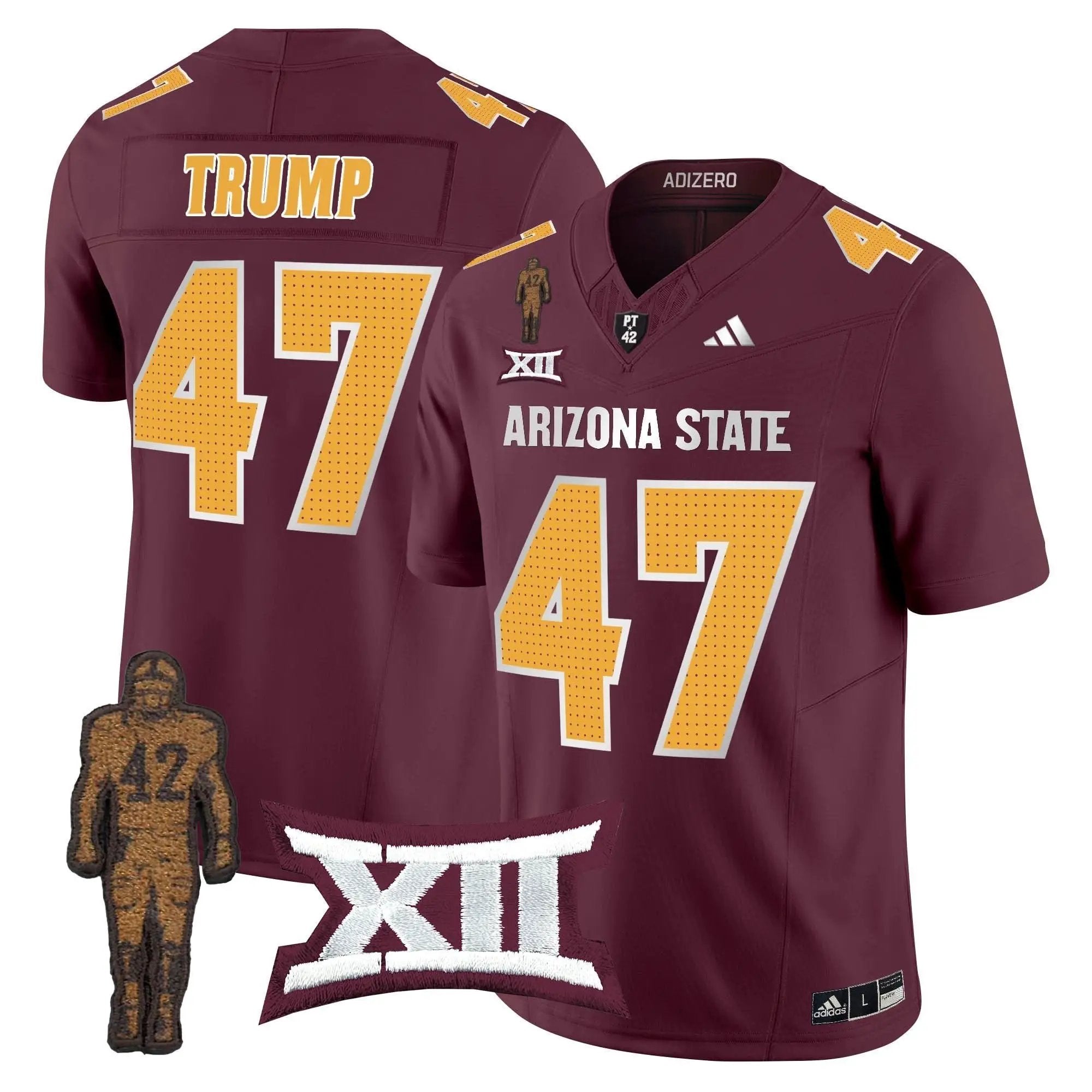 ASSD 2024 Pat Tillman Honoring Patch Vapor Limited Jersey V2 by Arizona State Sun Devils