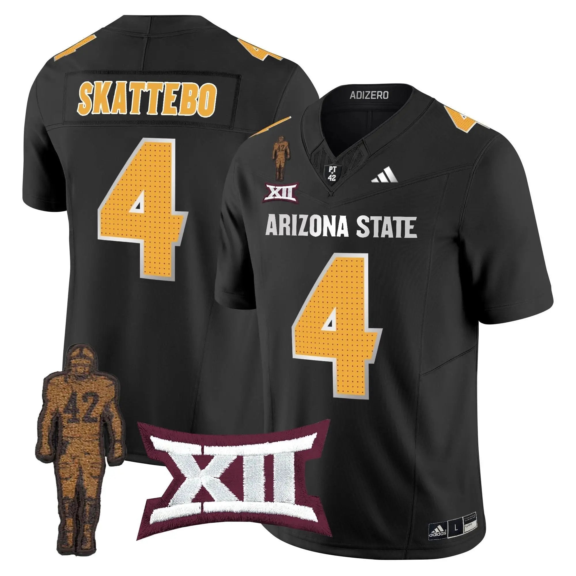 ASSD 2024 Pat Tillman Honoring Patch Vapor Limited Jersey V2 by Arizona State Sun Devils