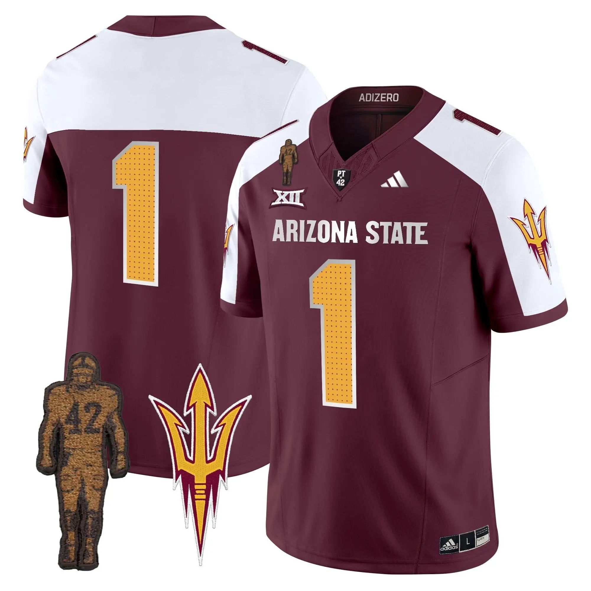 ASSD 2024 Pat Tillman Honoring Patch Vapor Limited Jersey V2 by Arizona State Sun Devils