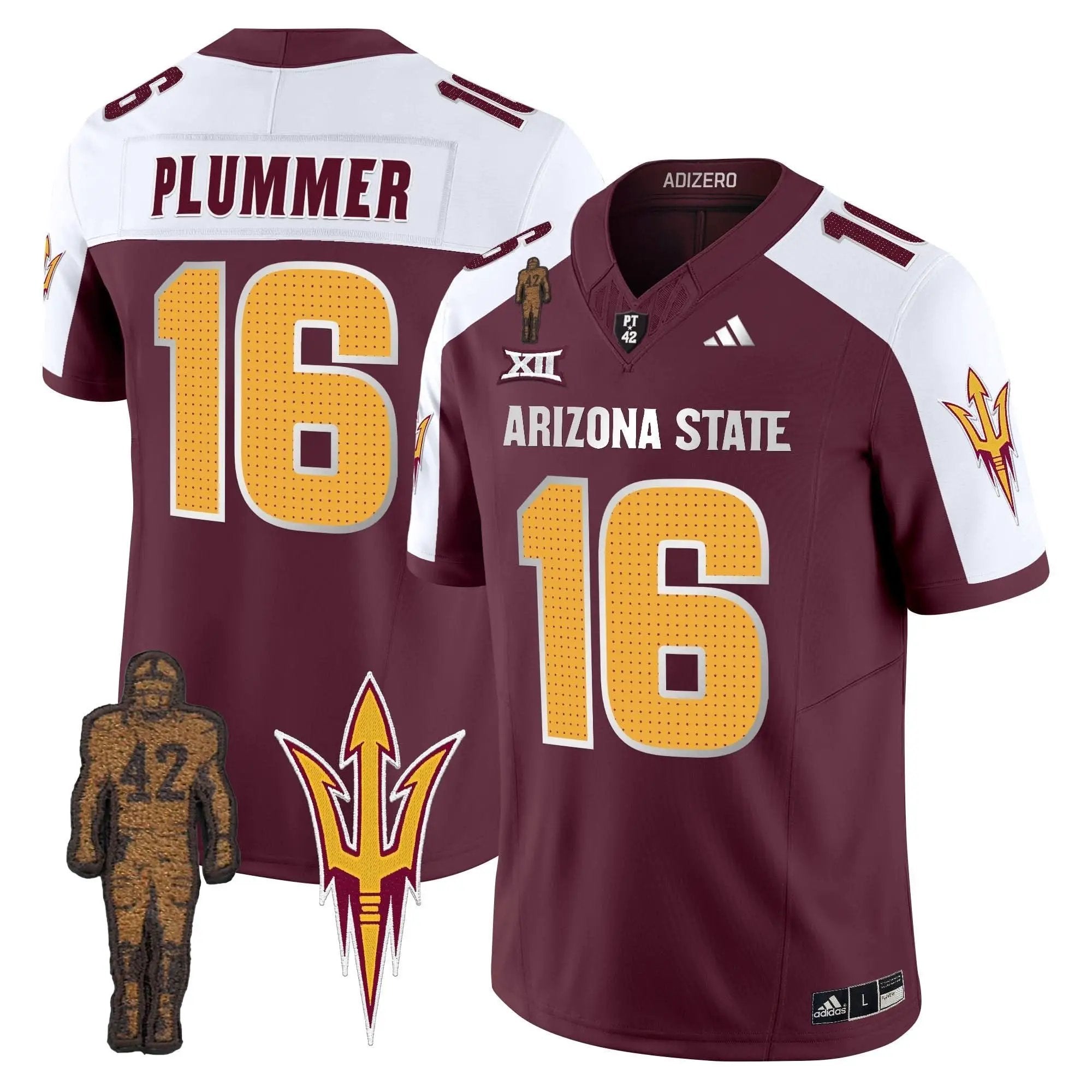 ASSD 2024 Pat Tillman Honoring Patch Vapor Limited Jersey V2 by Arizona State Sun Devils
