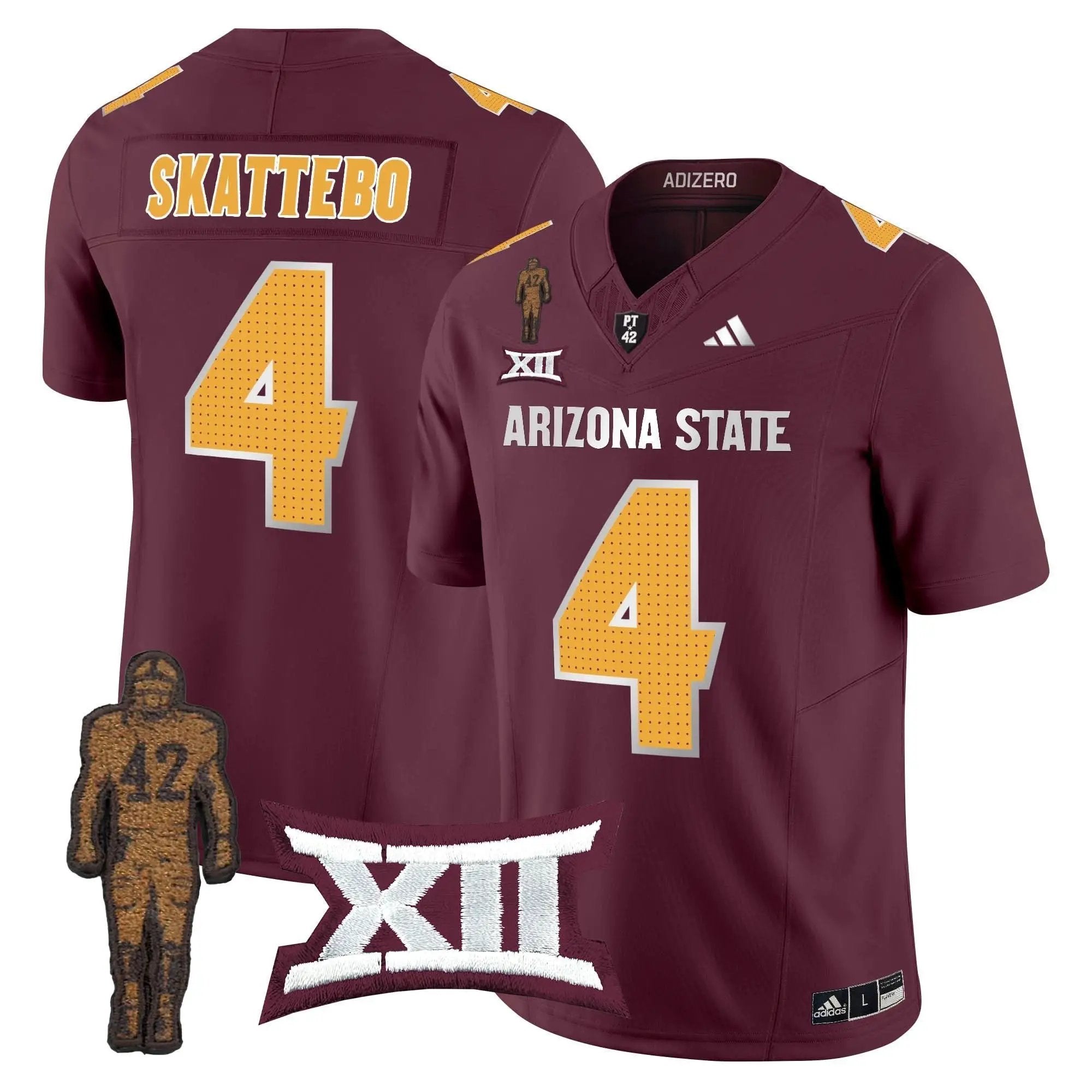 ASSD 2024 Pat Tillman Honoring Patch Vapor Limited Jersey V2 by Arizona State Sun Devils