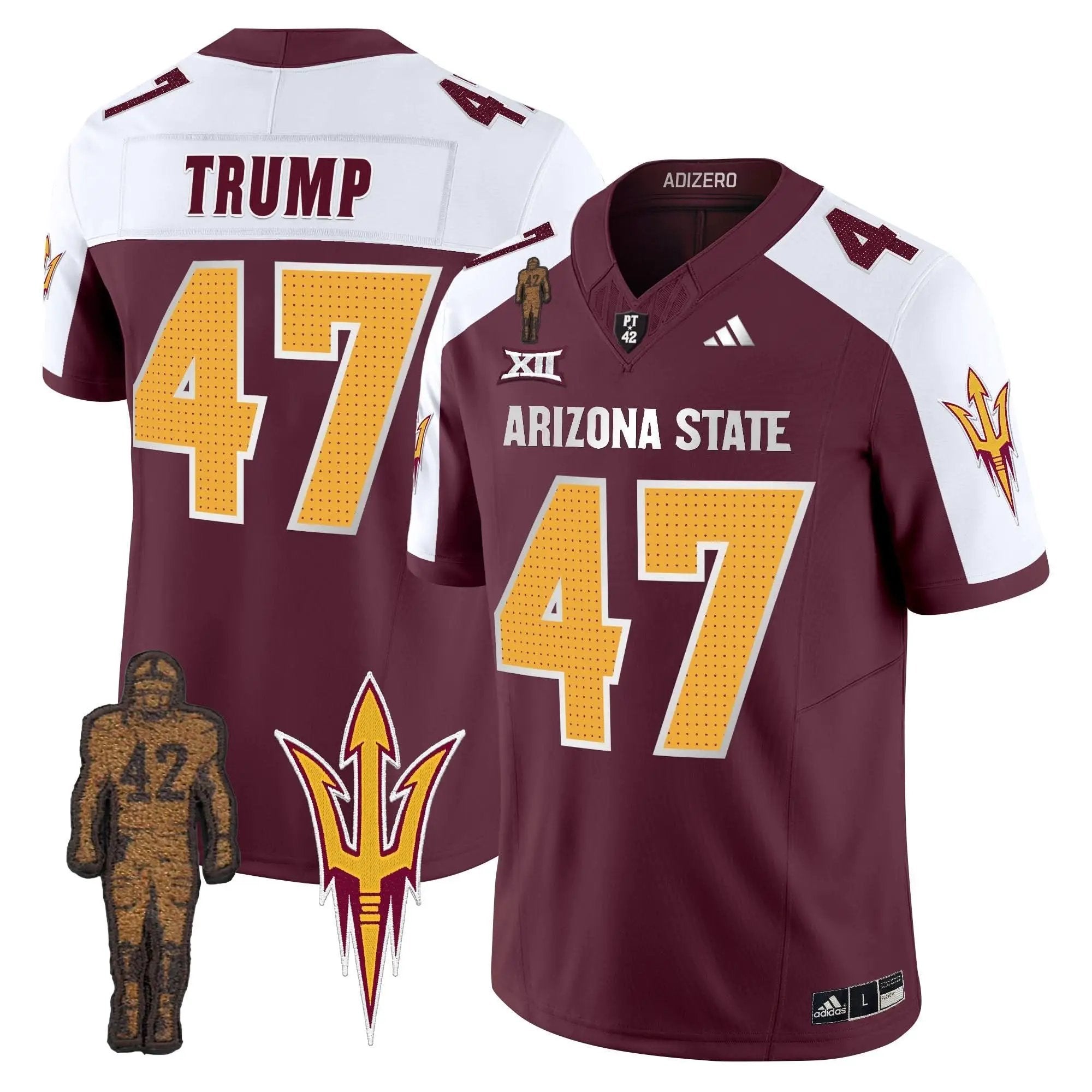 ASSD 2024 Pat Tillman Honoring Patch Vapor Limited Jersey V2 by Arizona State Sun Devils