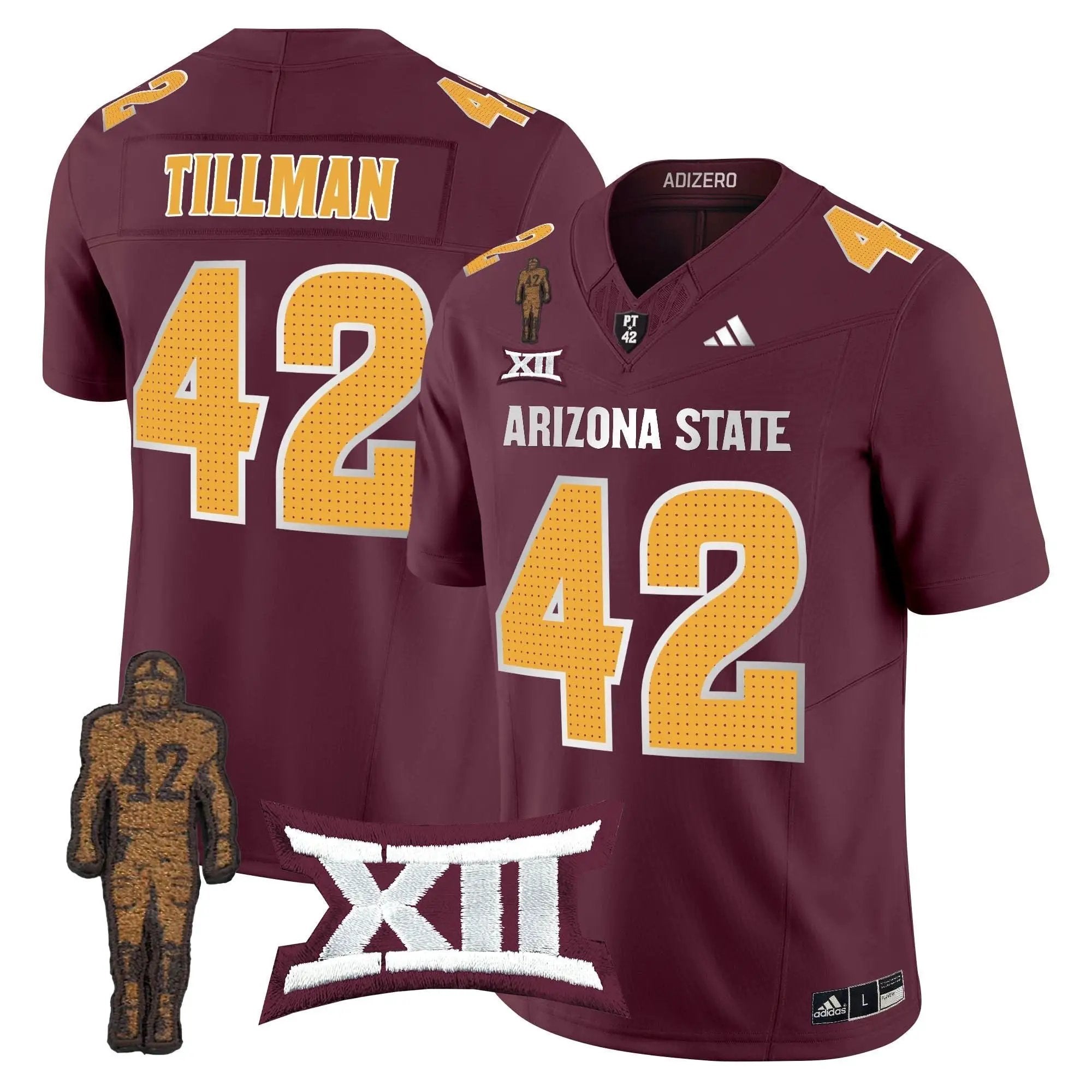 ASSD 2024 Pat Tillman Honoring Patch Vapor Limited Jersey V2 by Arizona State Sun Devils