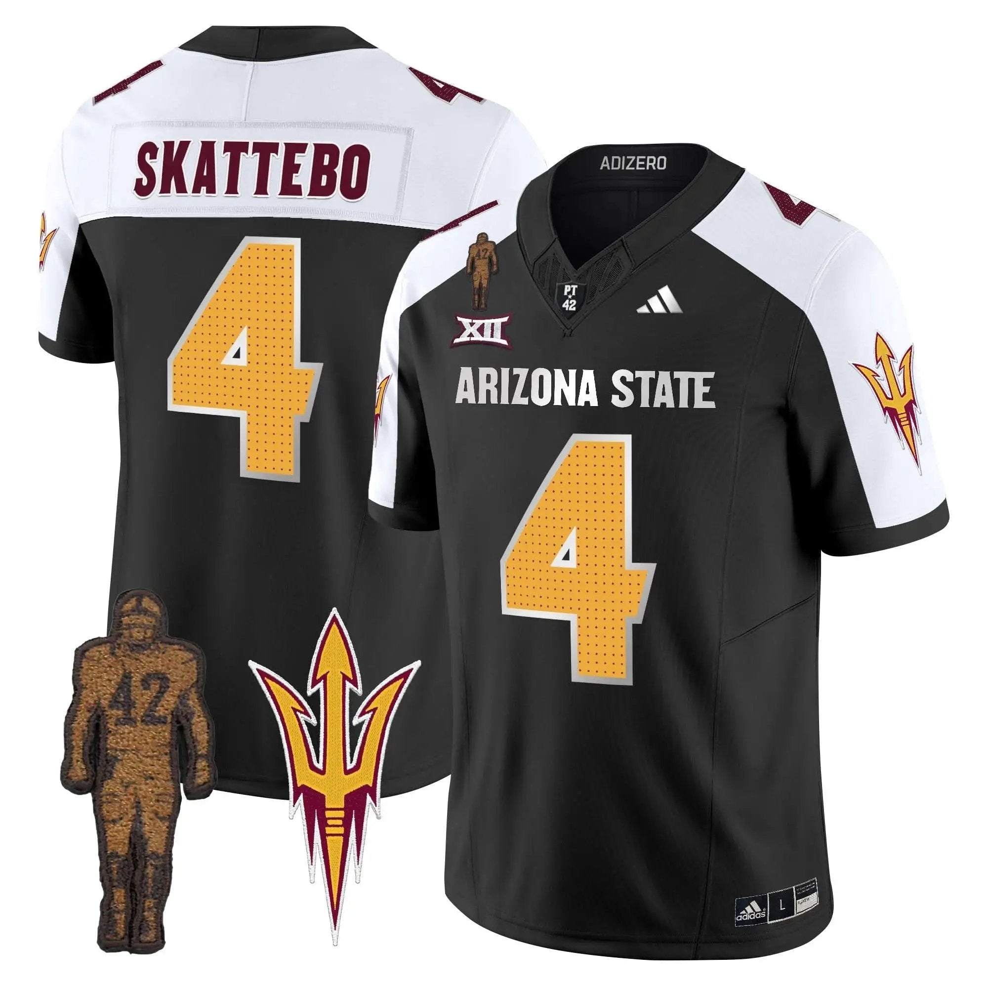 ASSD 2024 Pat Tillman Honoring Patch Vapor Limited Jersey V2 by Arizona State Sun Devils
