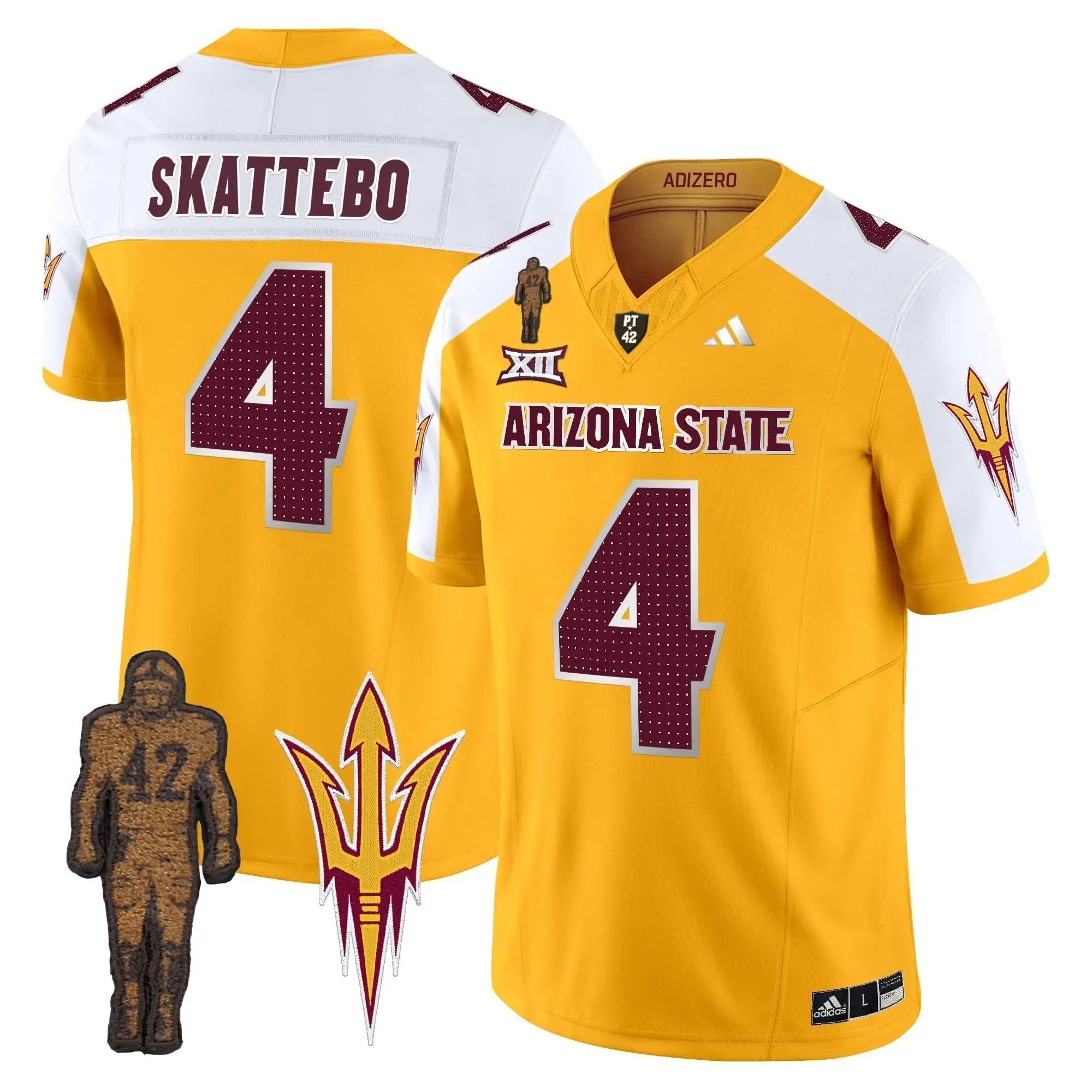 ASSD 2024 Pat Tillman Honoring Patch Vapor Limited Jersey V2 by Arizona State Sun Devils