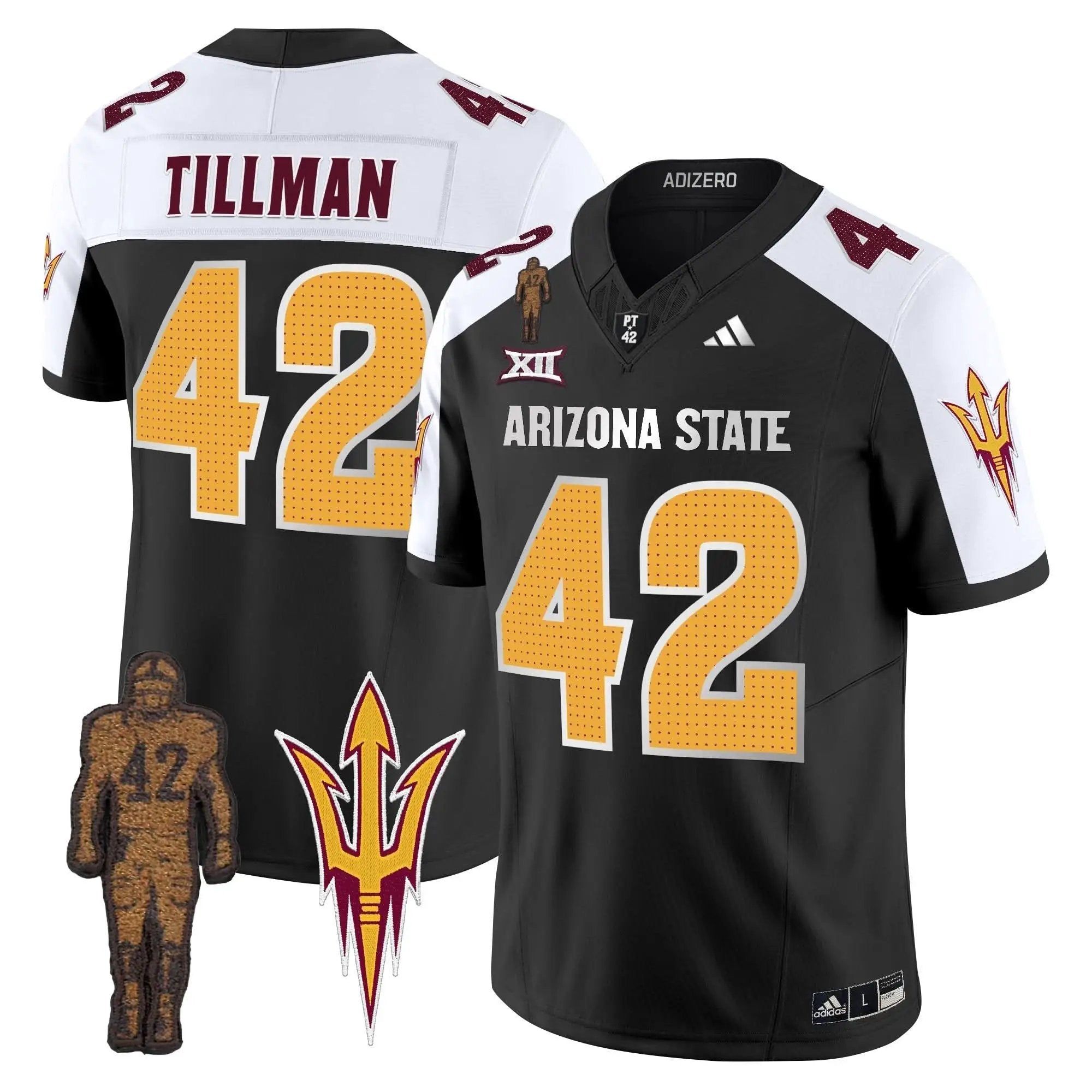 ASSD 2024 Pat Tillman Honoring Patch Vapor Limited Jersey V2 by Arizona State Sun Devils