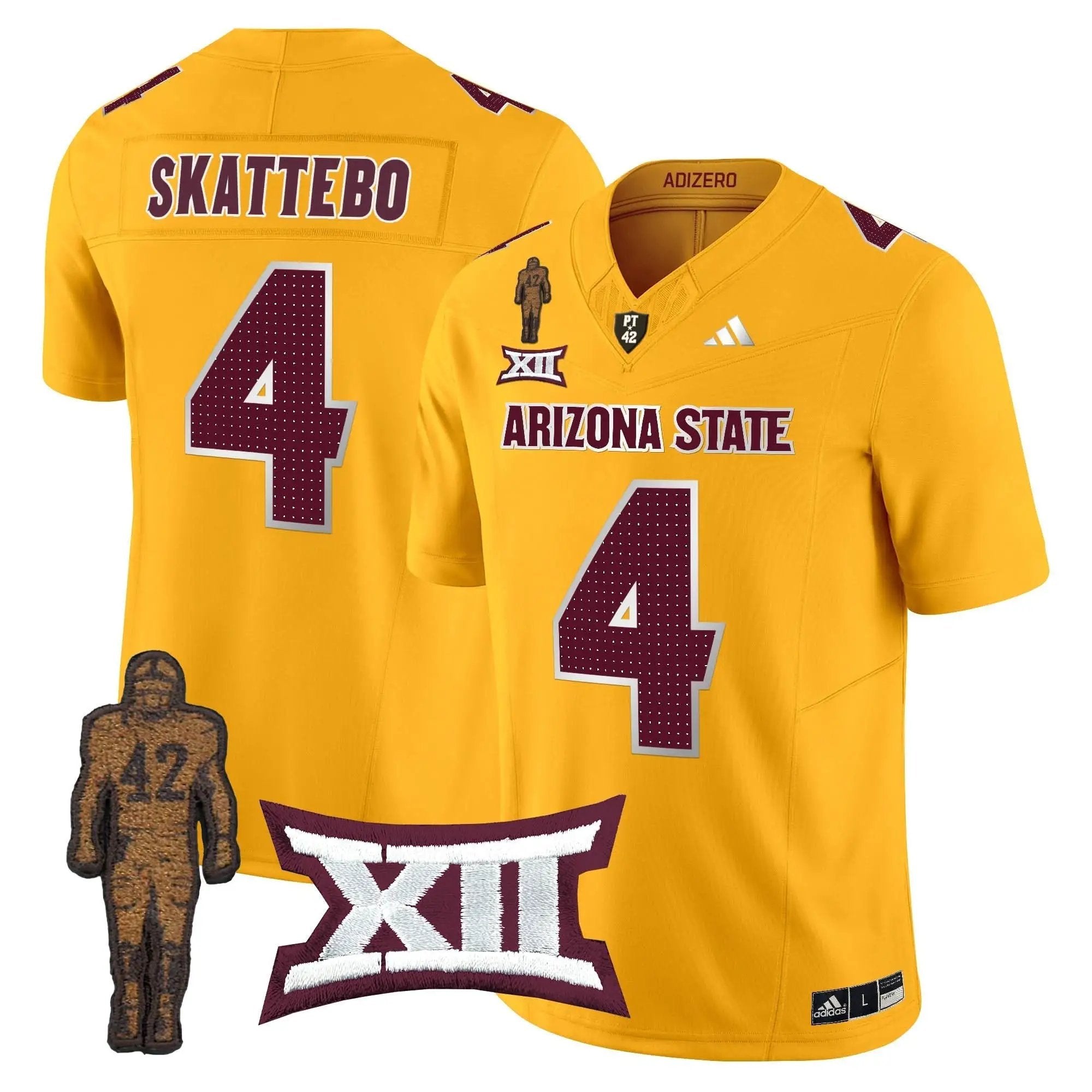 ASSD 2024 Pat Tillman Honoring Patch Vapor Limited Jersey V2 by Arizona State Sun Devils