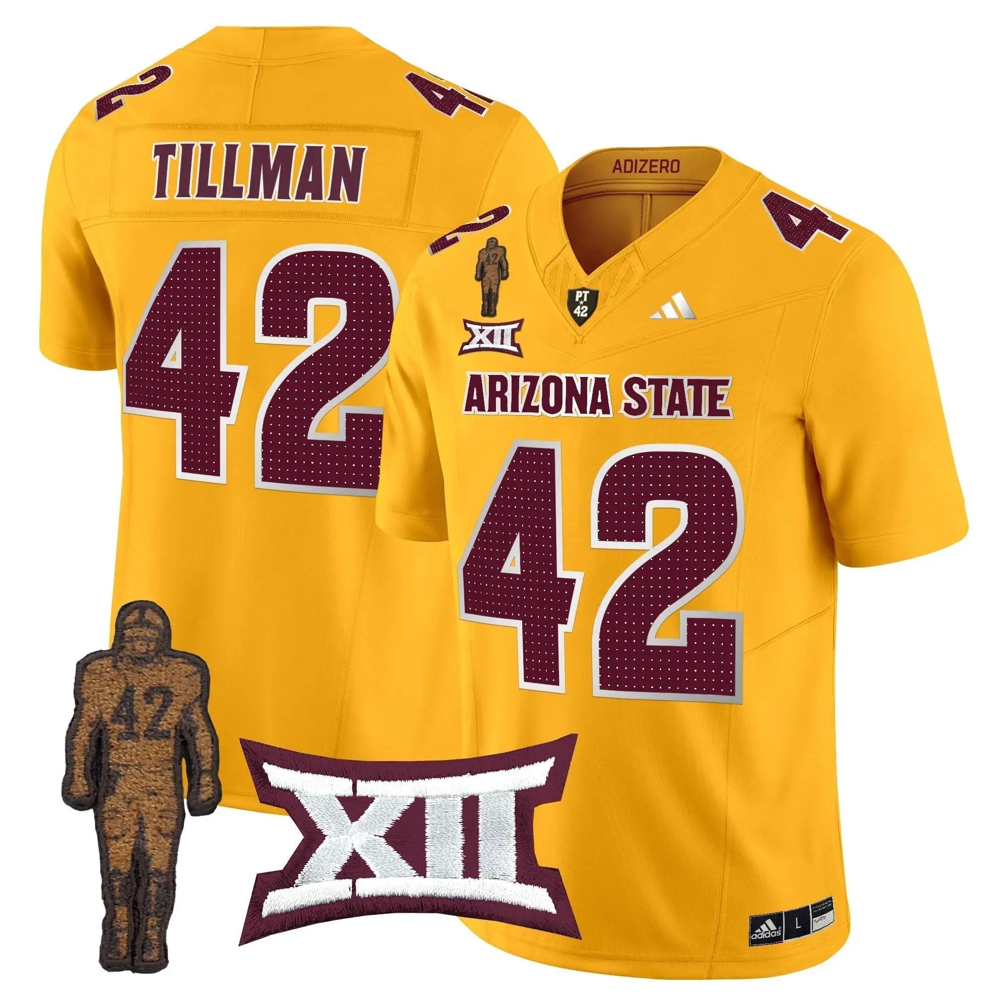 ASSD 2024 Pat Tillman Honoring Patch Vapor Limited Jersey V2 by Arizona State Sun Devils