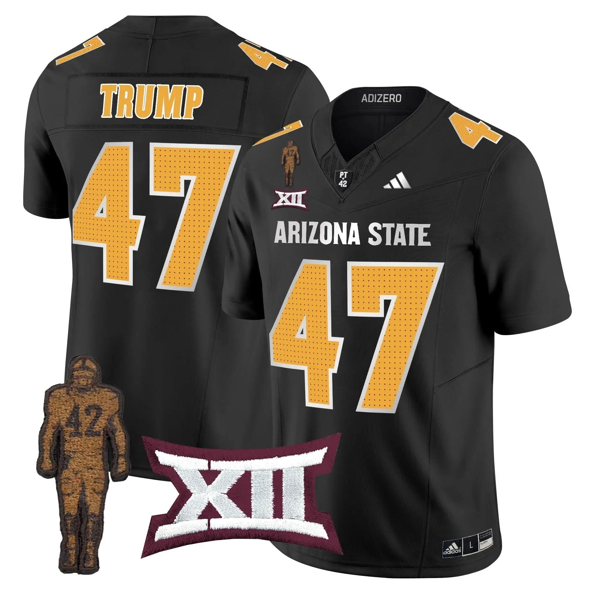 ASSD 2024 Pat Tillman Honoring Patch Vapor Limited Jersey V2 by Arizona State Sun Devils