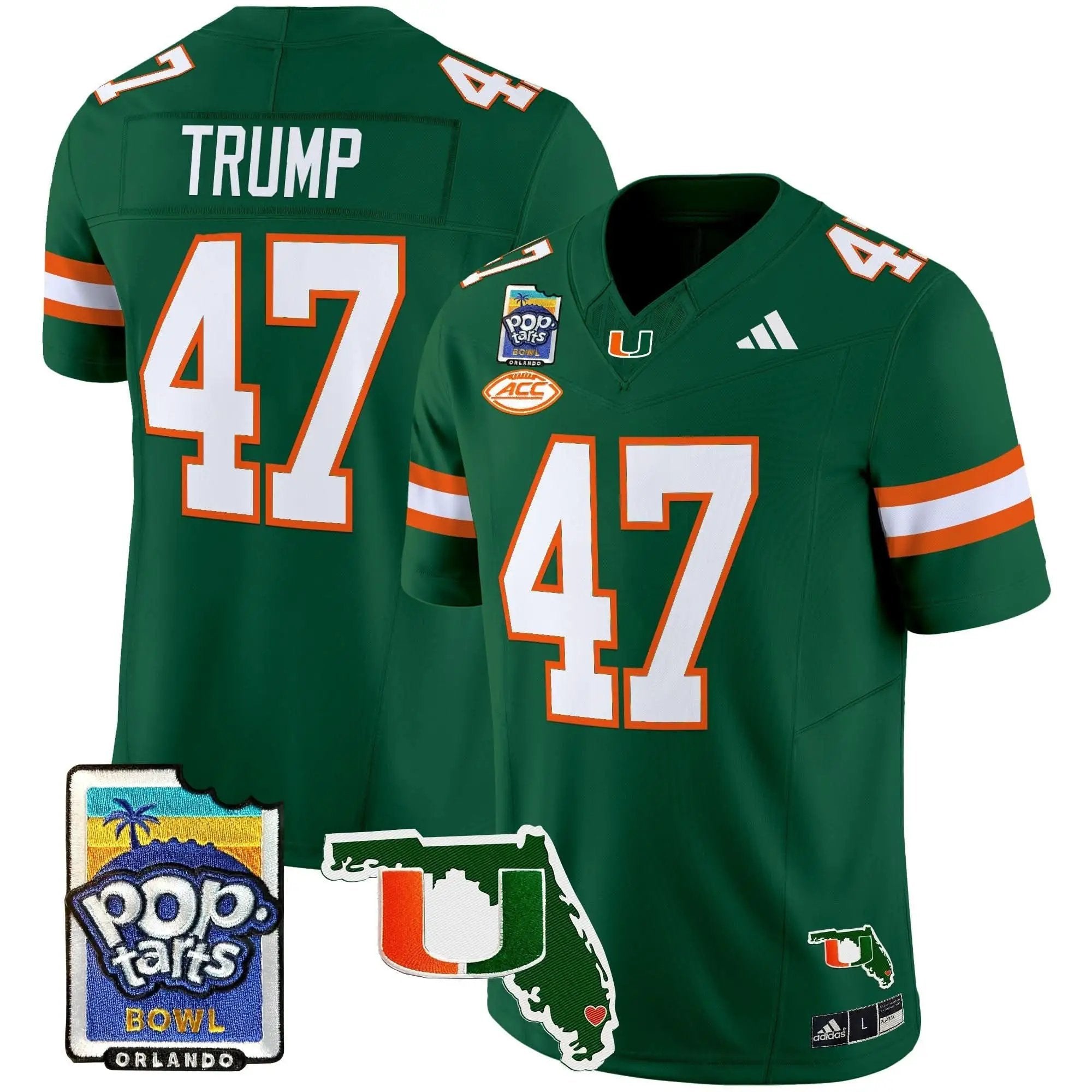 MH 2025 PopTarts Bowl Patch Vapor Limited Jersey by Miami Hurricanes