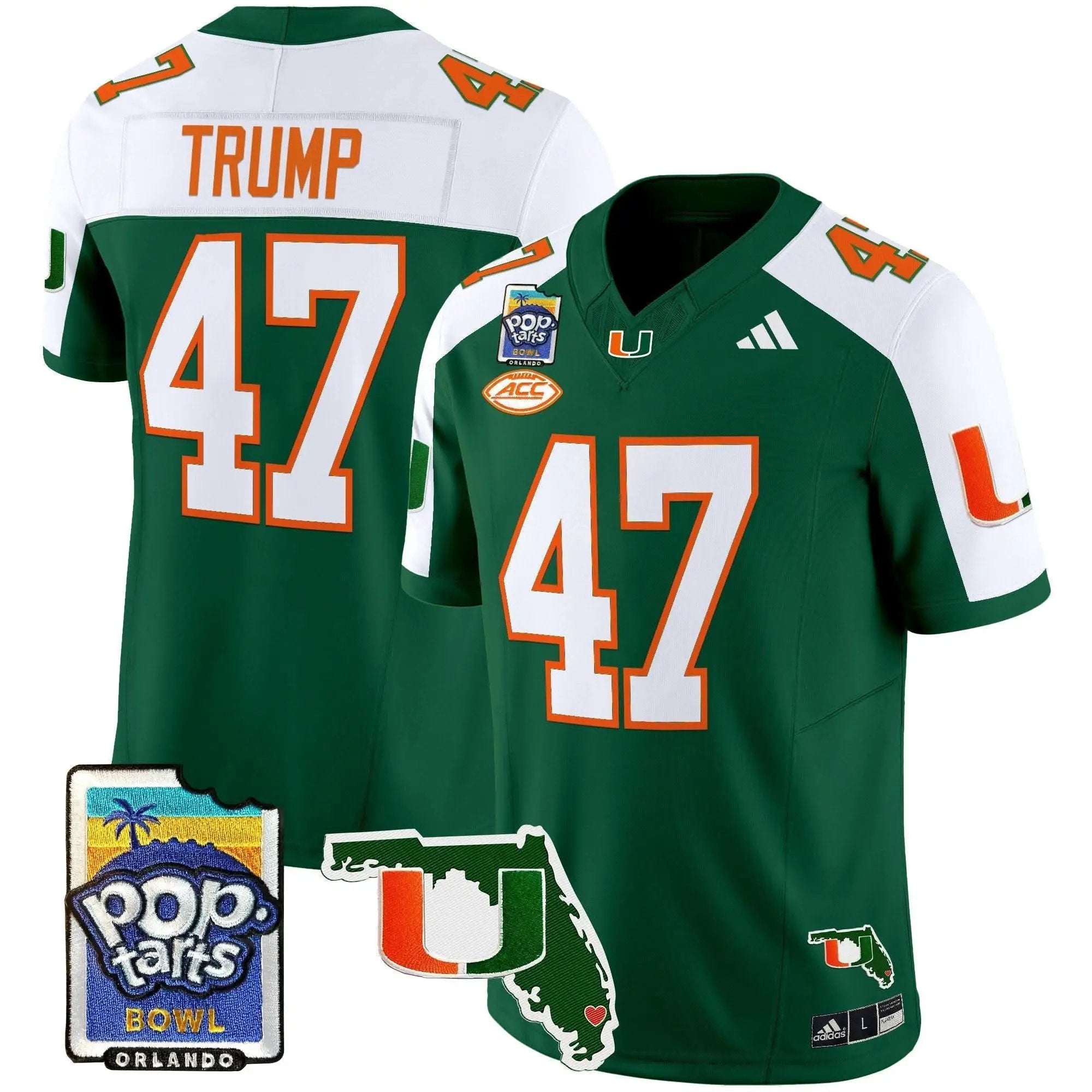 MH 2025 PopTarts Bowl Patch Vapor Limited Jersey by Miami Hurricanes