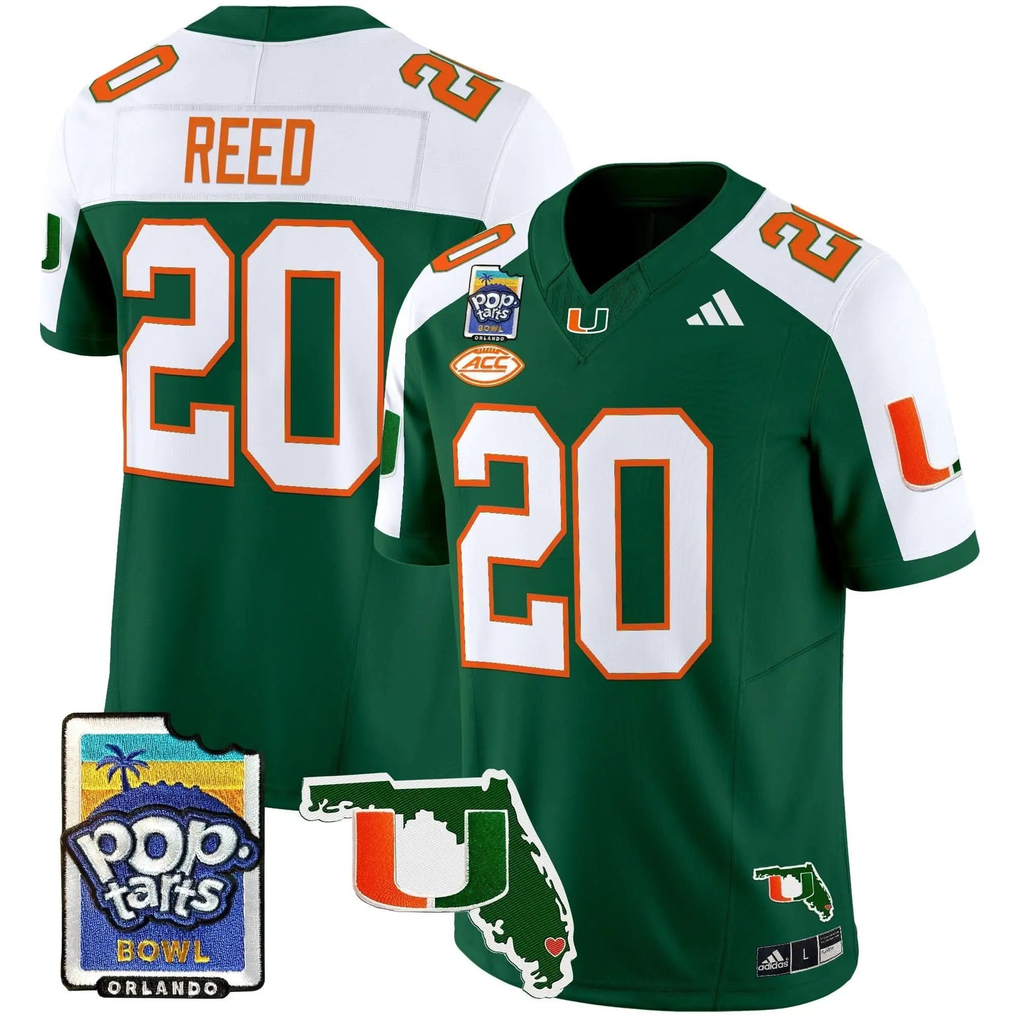 MH 2025 PopTarts Bowl Patch Vapor Limited Jersey by Miami Hurricanes
