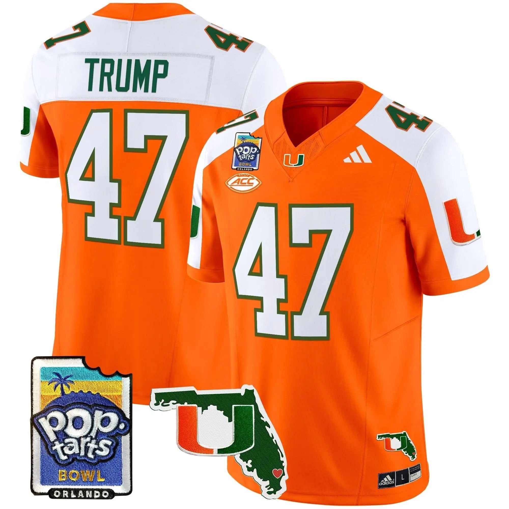 MH 2025 PopTarts Bowl Patch Vapor Limited Jersey by Miami Hurricanes