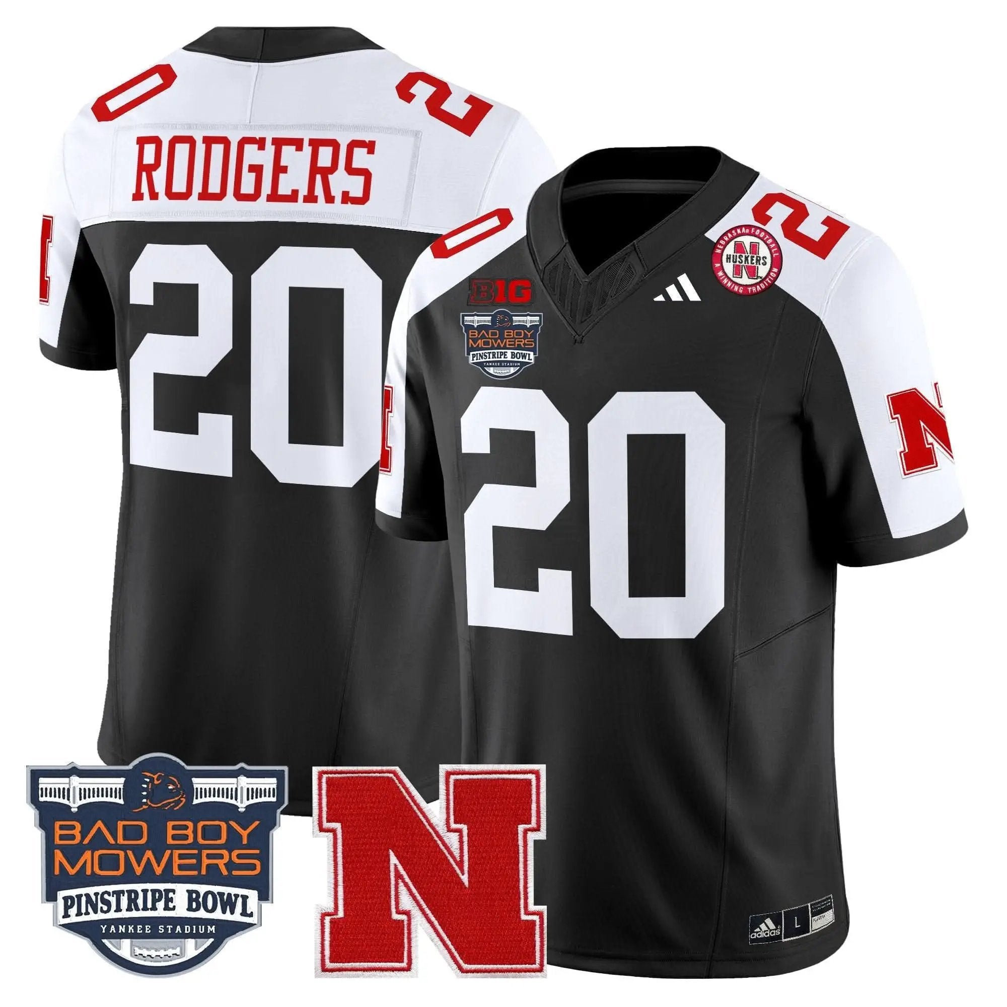 NC 2025 Pinstripe Bowl Patch Vapor Limited Jersey by Nebraska Cornhuskers