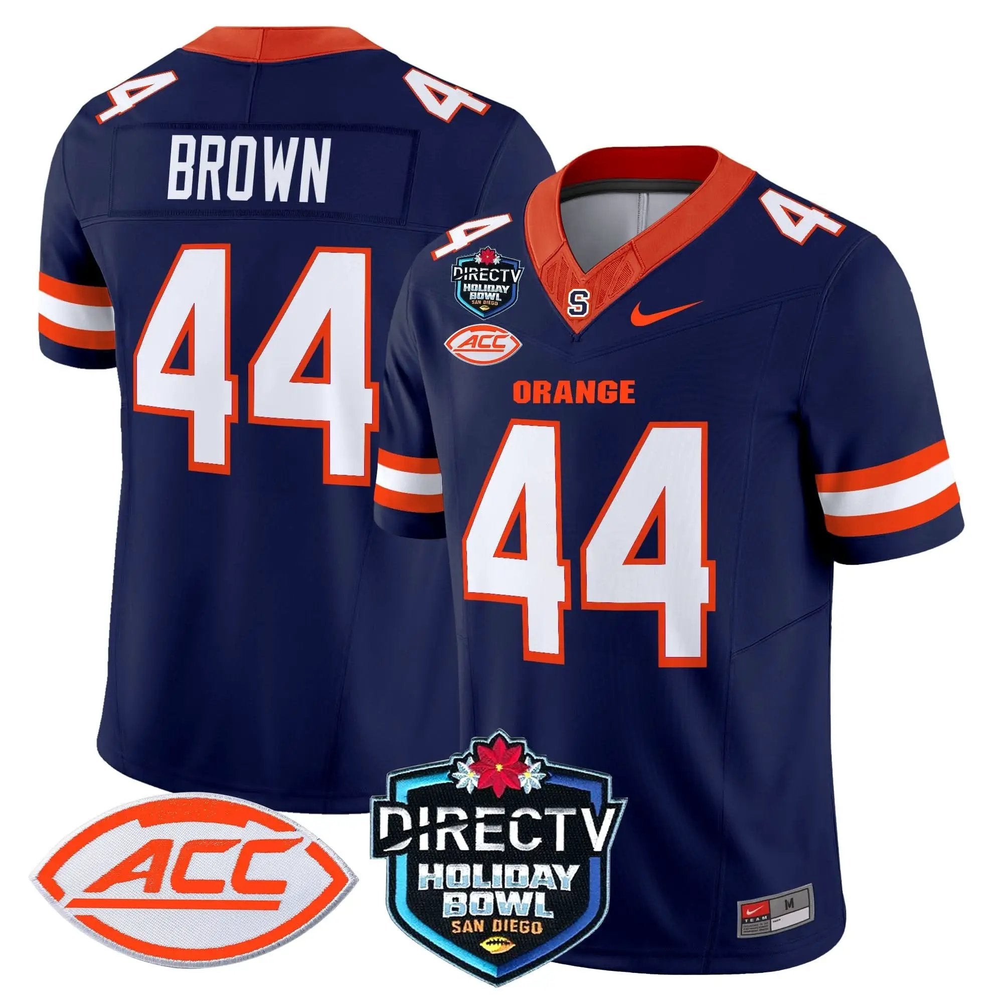Syracuse Orange 2025 Holiday Bowl Patch Vapor Limited Jersey by Syracuse Orange