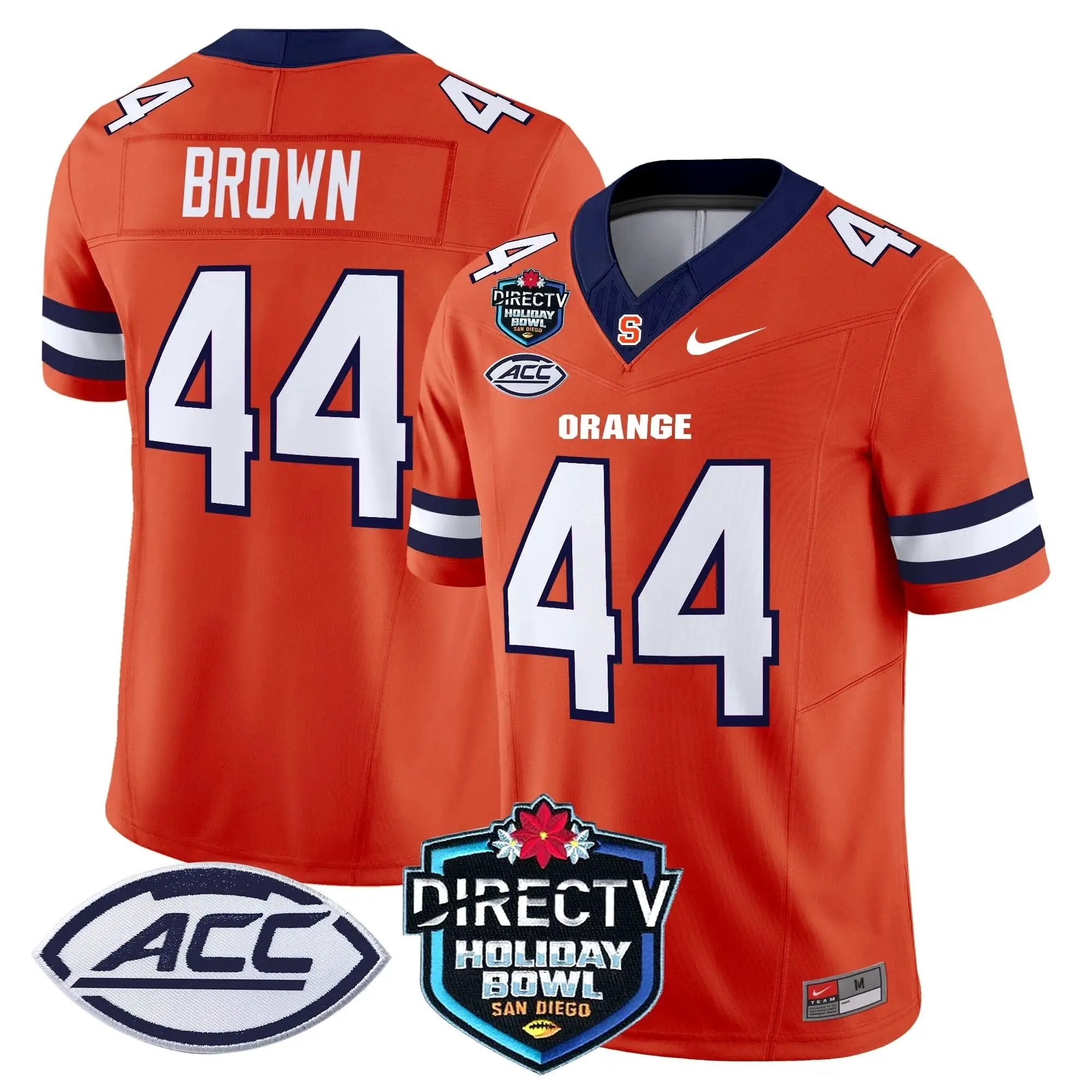 Syracuse Orange 2025 Holiday Bowl Patch Vapor Limited Jersey by Syracuse Orange