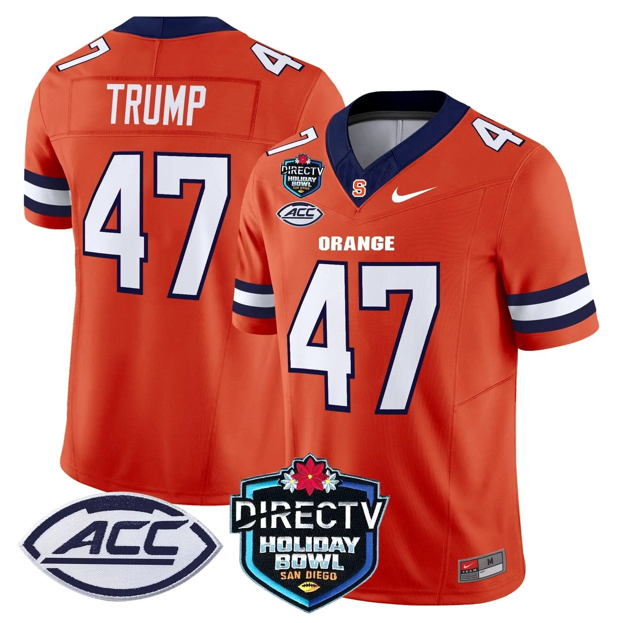 Syracuse Orange 2025 Holiday Bowl Patch Vapor Limited Jersey by Syracuse Orange