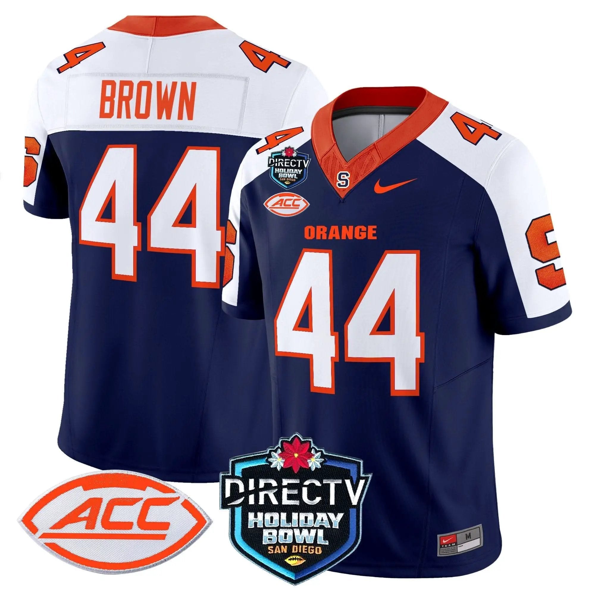 Syracuse Orange 2025 Holiday Bowl Patch Vapor Limited Jersey by Syracuse Orange