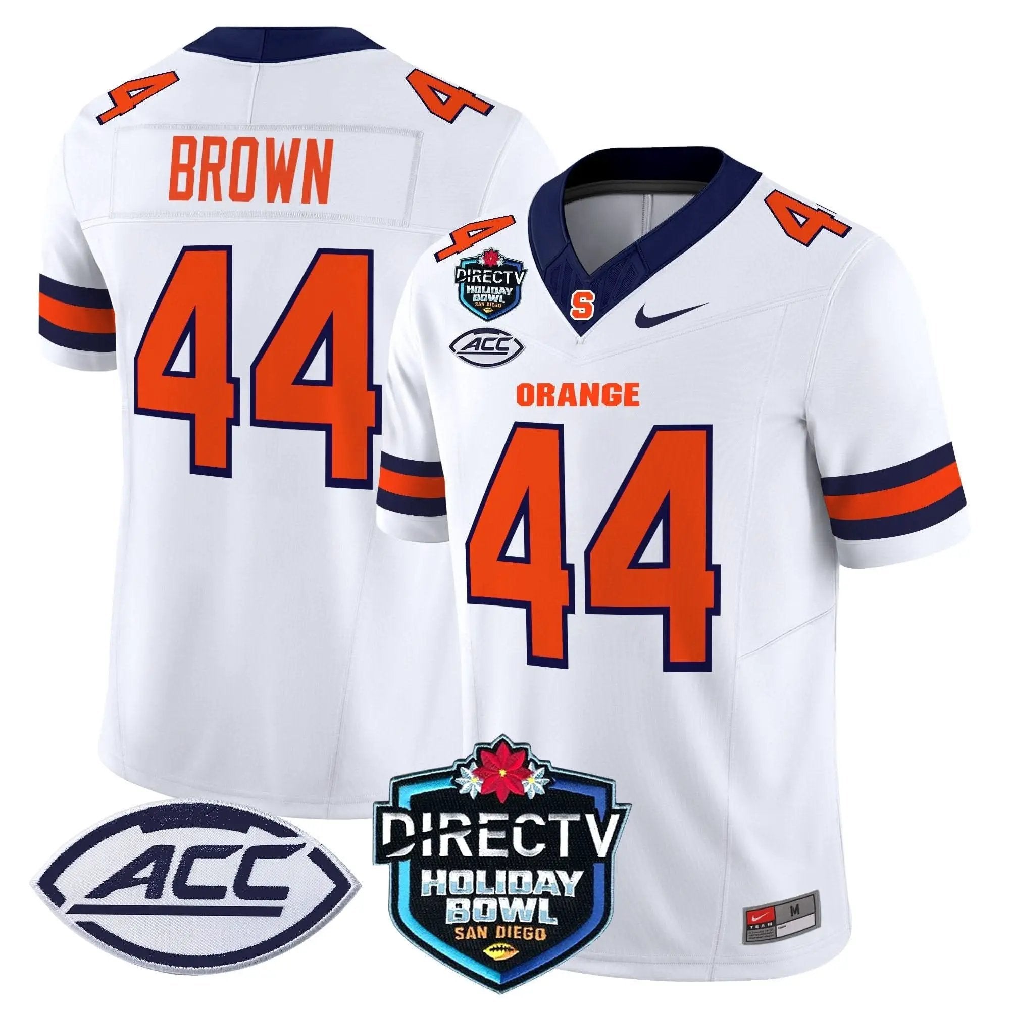 Syracuse Orange 2025 Holiday Bowl Patch Vapor Limited Jersey by Syracuse Orange