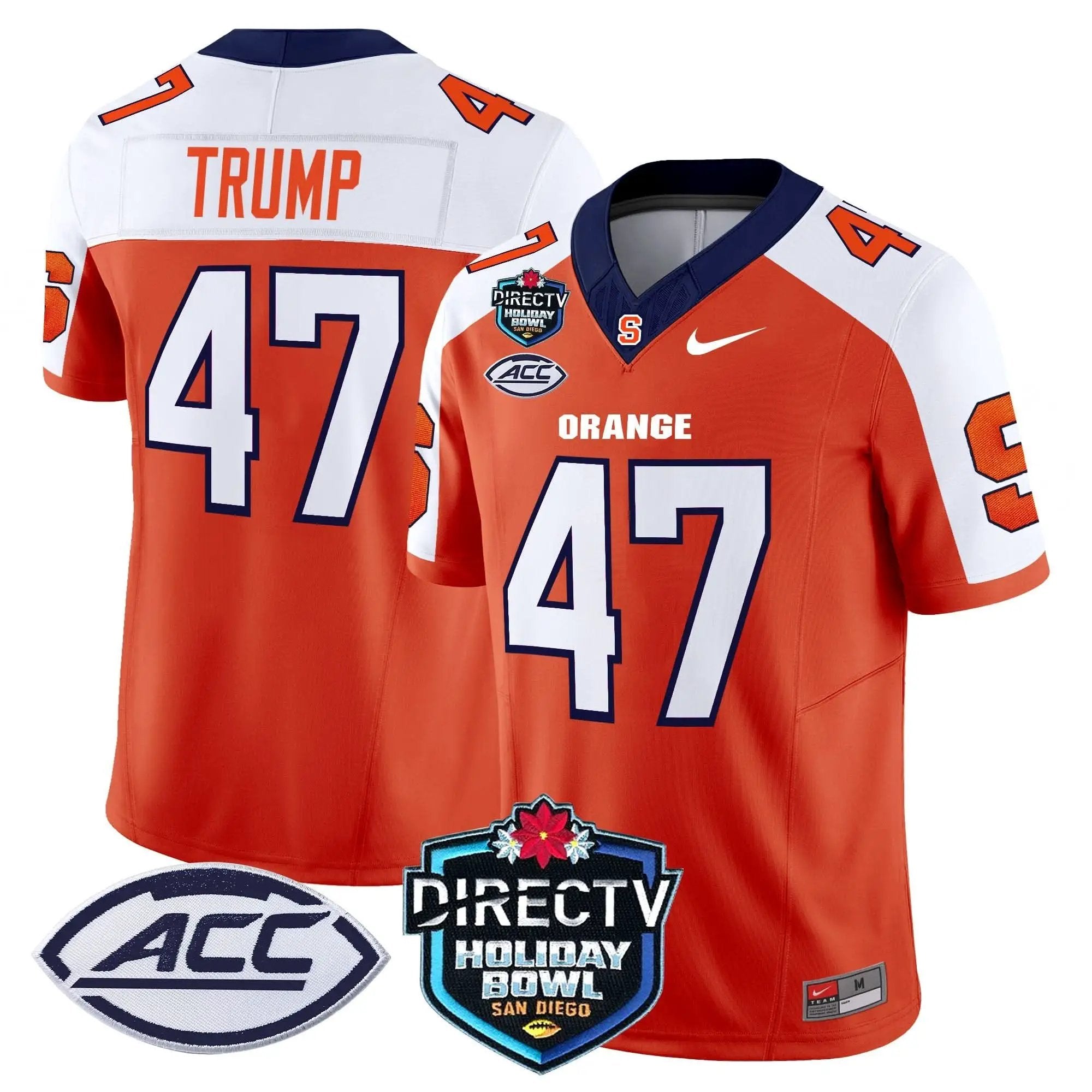Syracuse Orange 2025 Holiday Bowl Patch Vapor Limited Jersey by Syracuse Orange