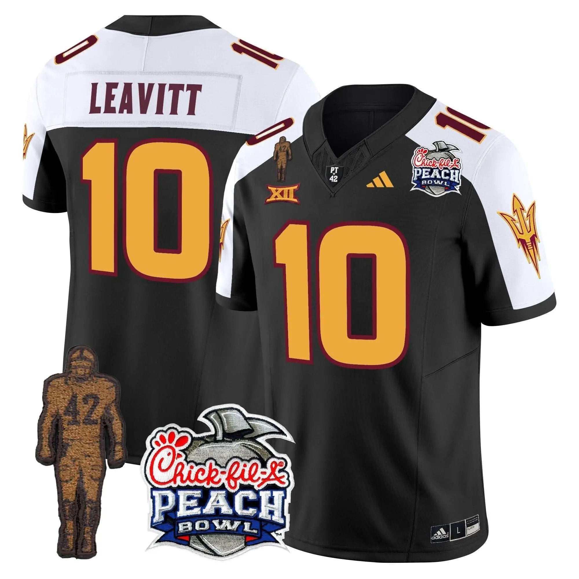 SD Pat Tillman & Peach Bowl Patch Vapor Limited Jersey by Arizona State Sun Devils