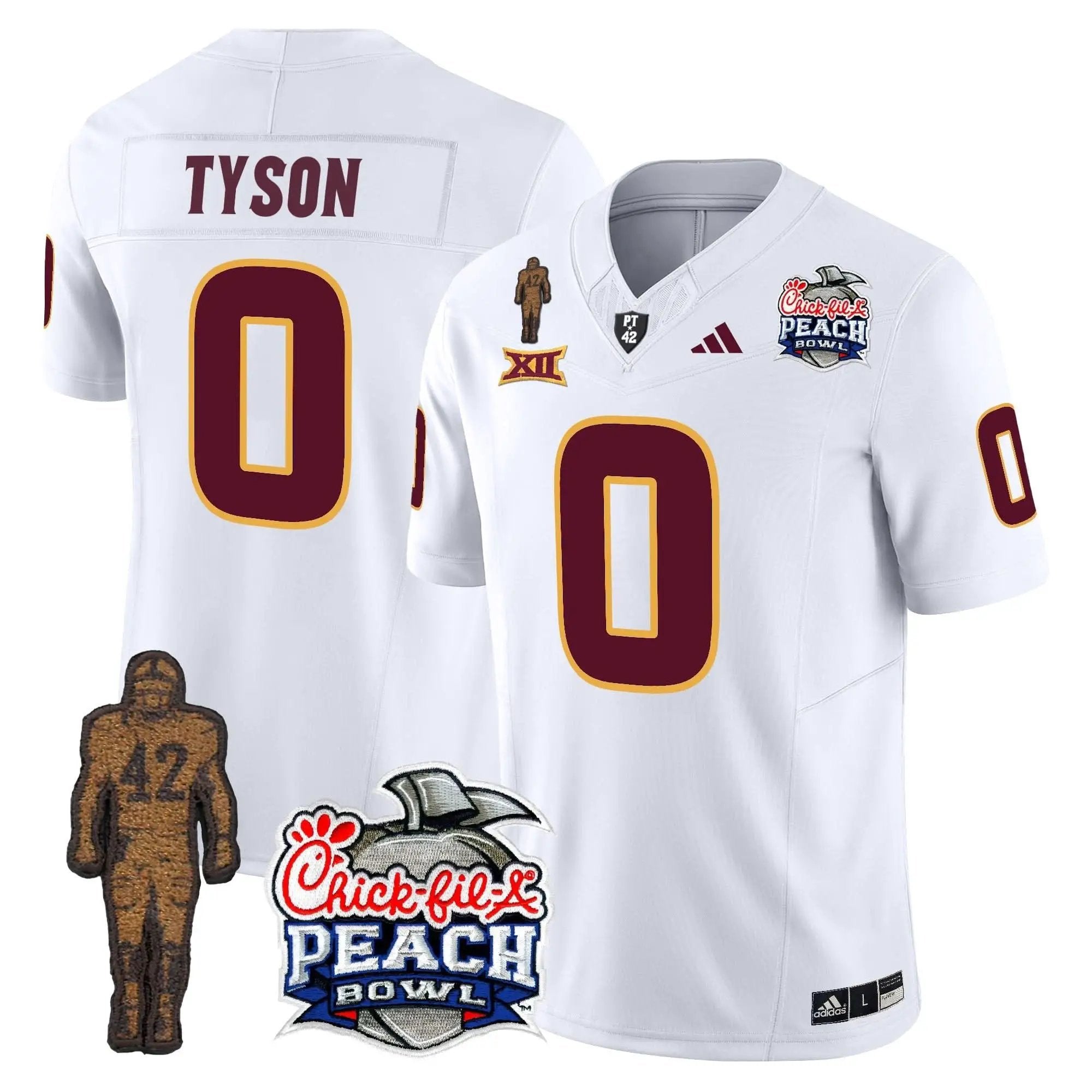 SD Pat Tillman & Peach Bowl Patch Vapor Limited Jersey by Arizona State Sun Devils
