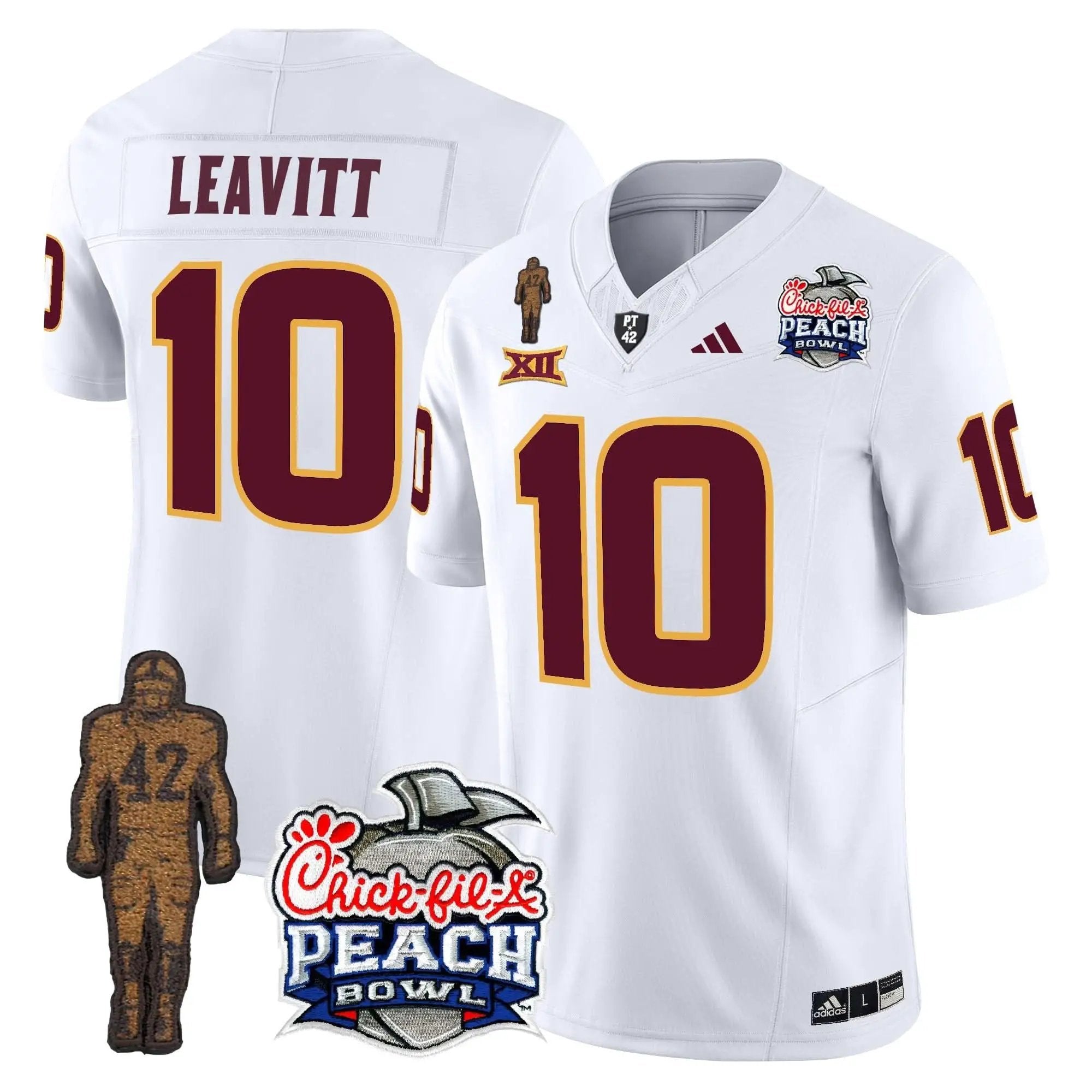 SD Pat Tillman & Peach Bowl Patch Vapor Limited Jersey by Arizona State Sun Devils