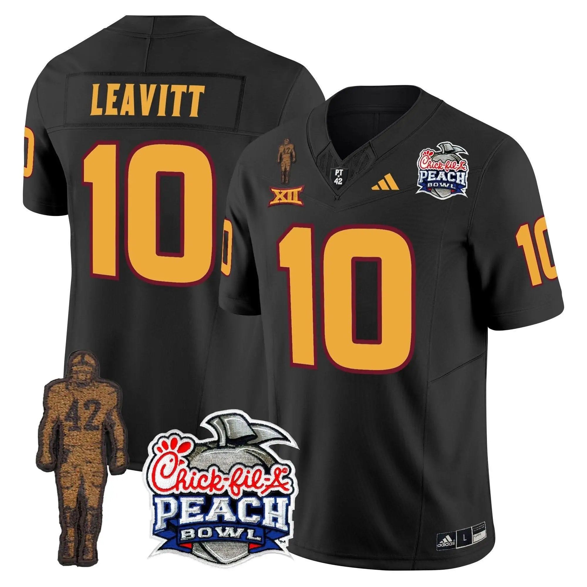 SD Pat Tillman & Peach Bowl Patch Vapor Limited Jersey by Arizona State Sun Devils