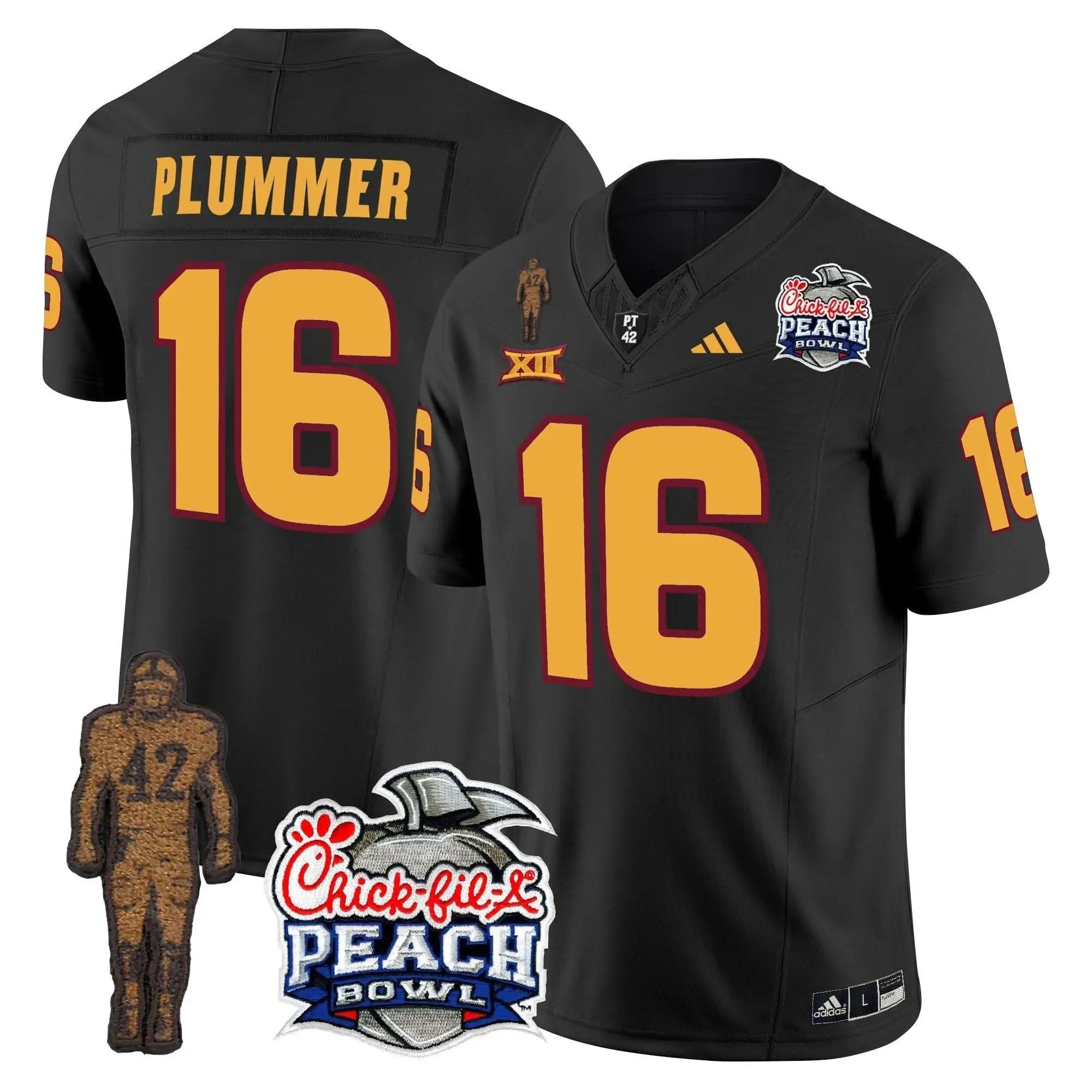 SD Pat Tillman & Peach Bowl Patch Vapor Limited Jersey by Arizona State Sun Devils