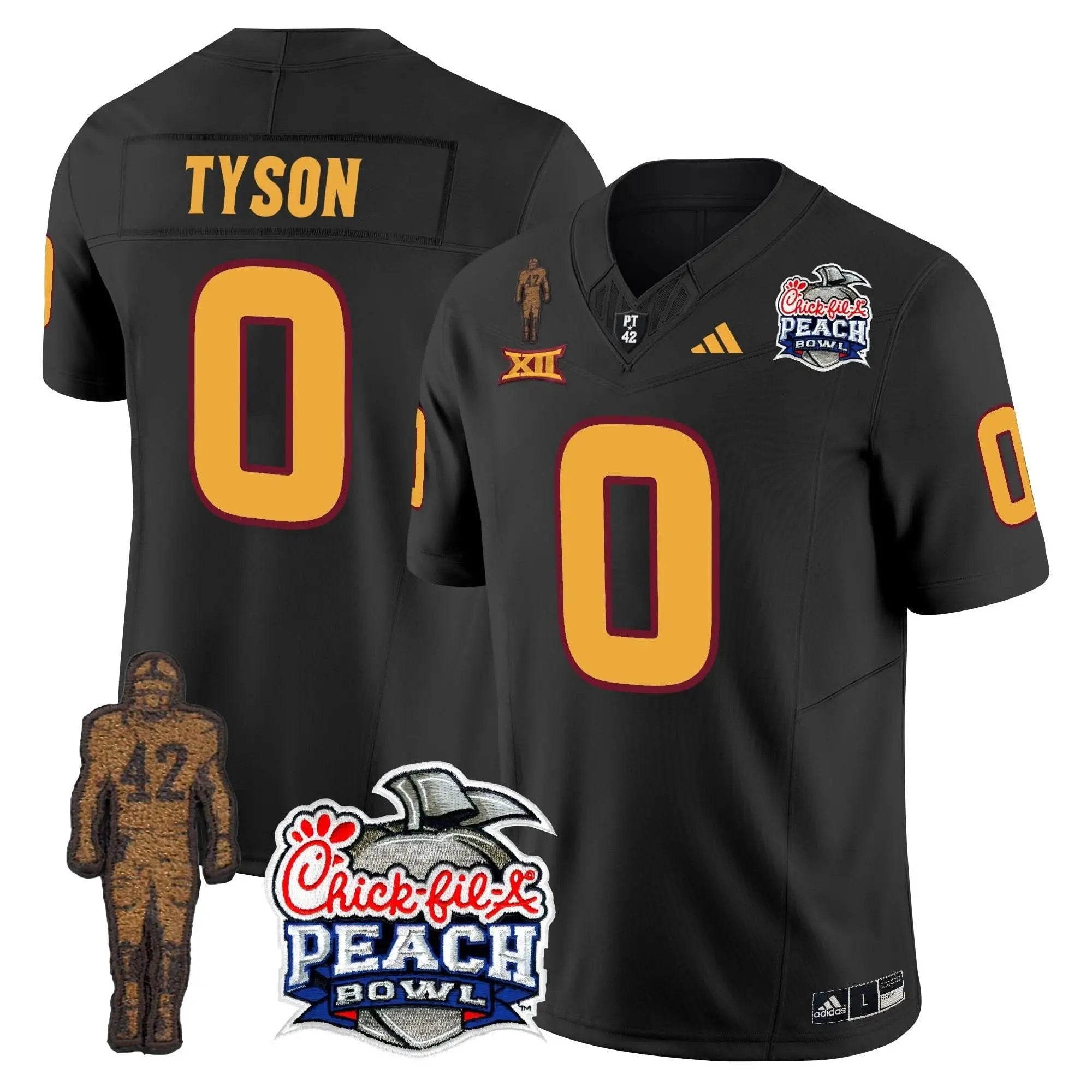 SD Pat Tillman & Peach Bowl Patch Vapor Limited Jersey by Arizona State Sun Devils