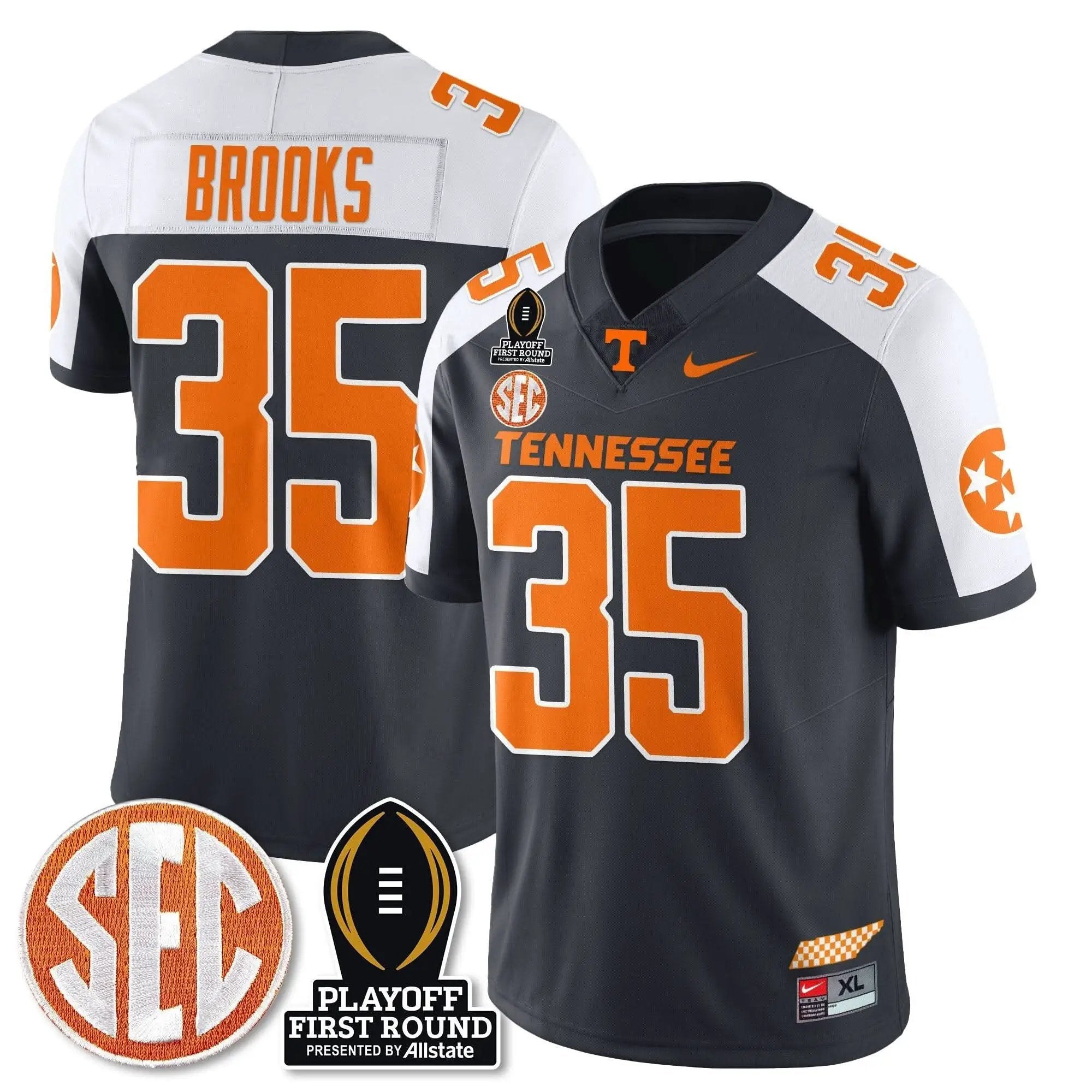 TV Football Jersey - Playoff First Round Patch by Tennessee Volunteers