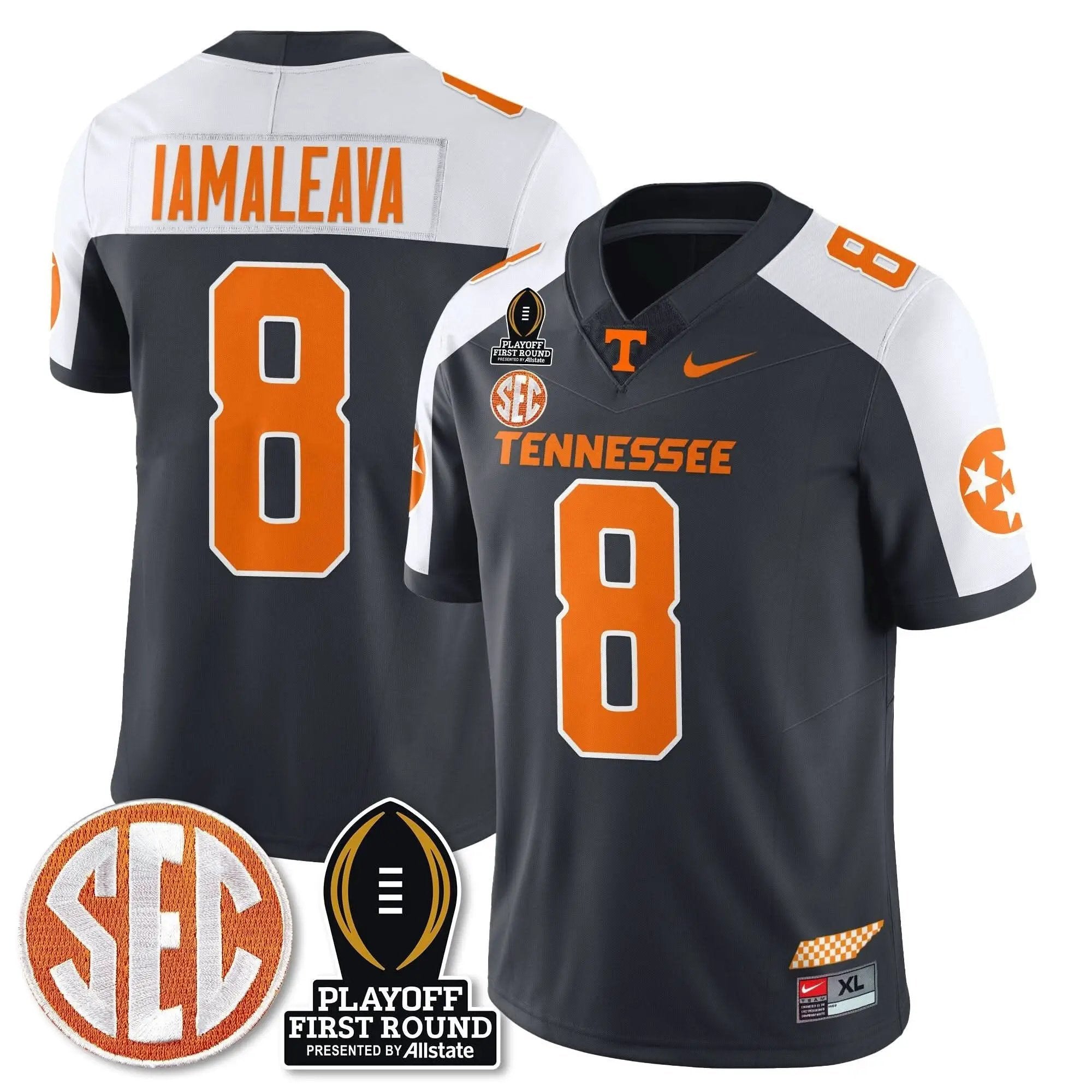 TV Football Jersey - Playoff First Round Patch by Tennessee Volunteers