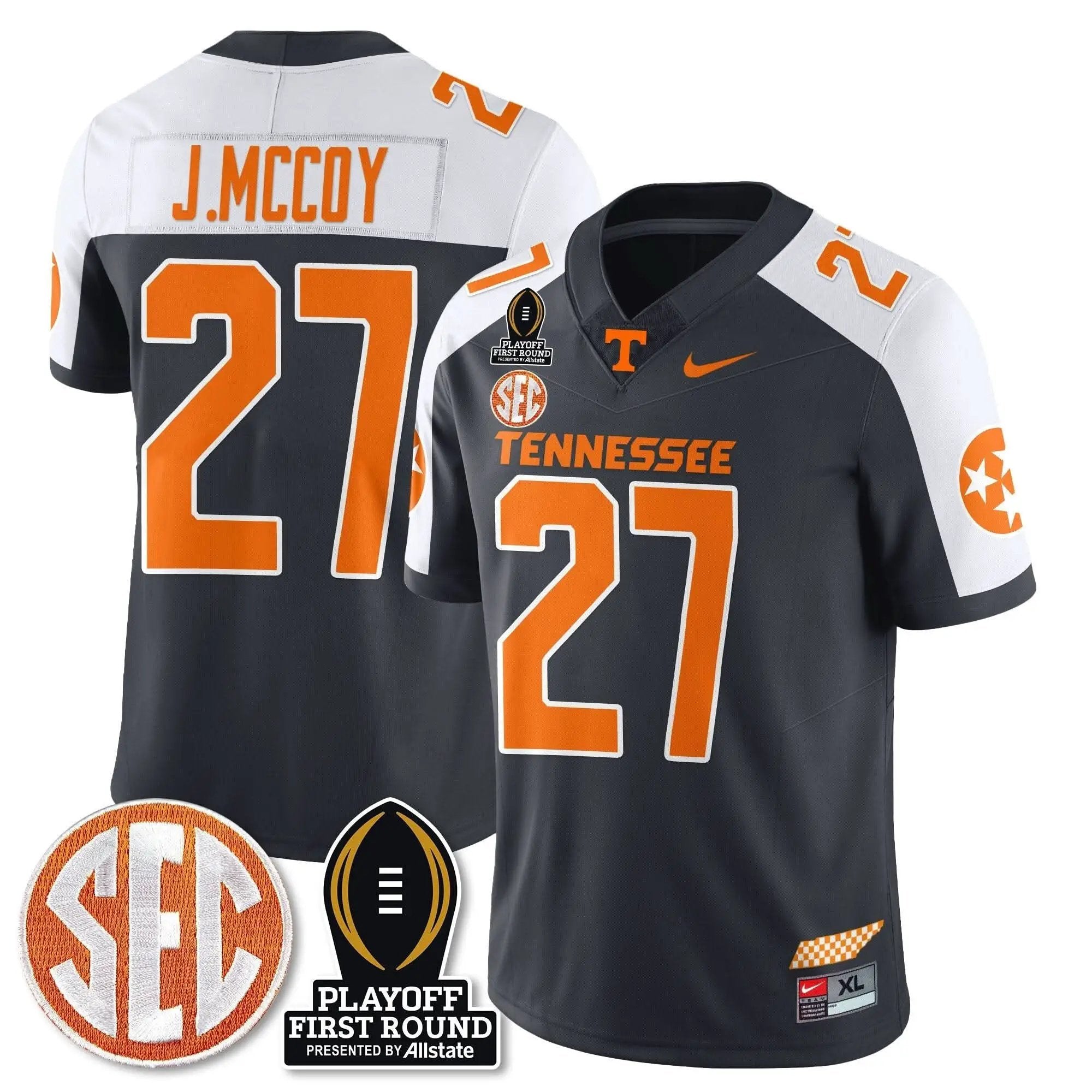 TV Football Jersey - Playoff First Round Patch by Tennessee Volunteers