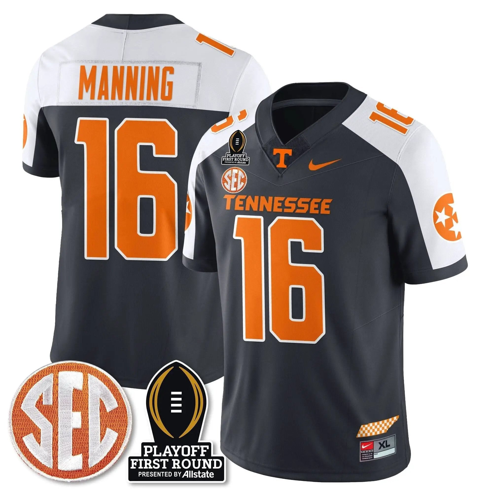 TV Football Jersey - Playoff First Round Patch by Tennessee Volunteers