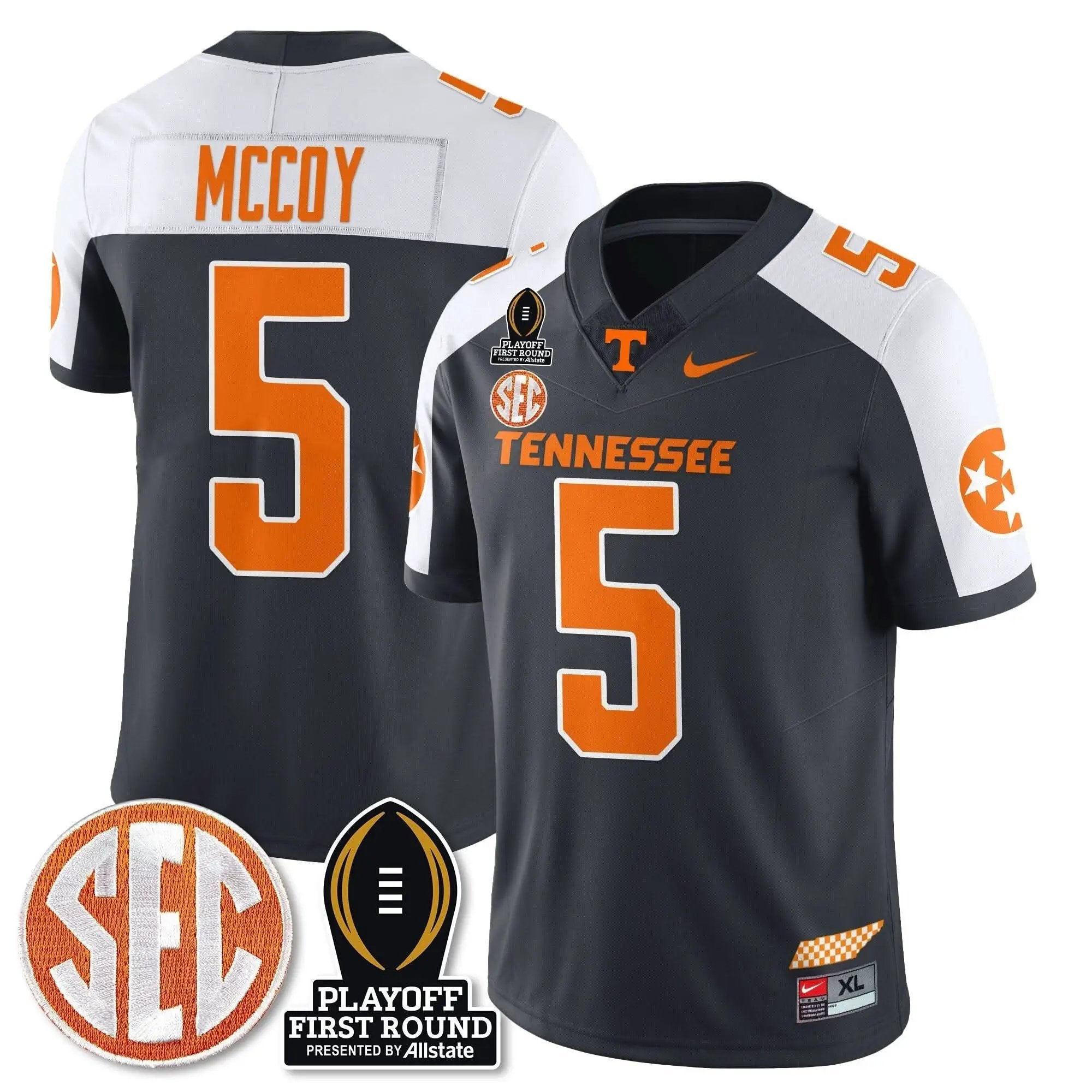 TV Football Jersey - Playoff First Round Patch by Tennessee Volunteers
